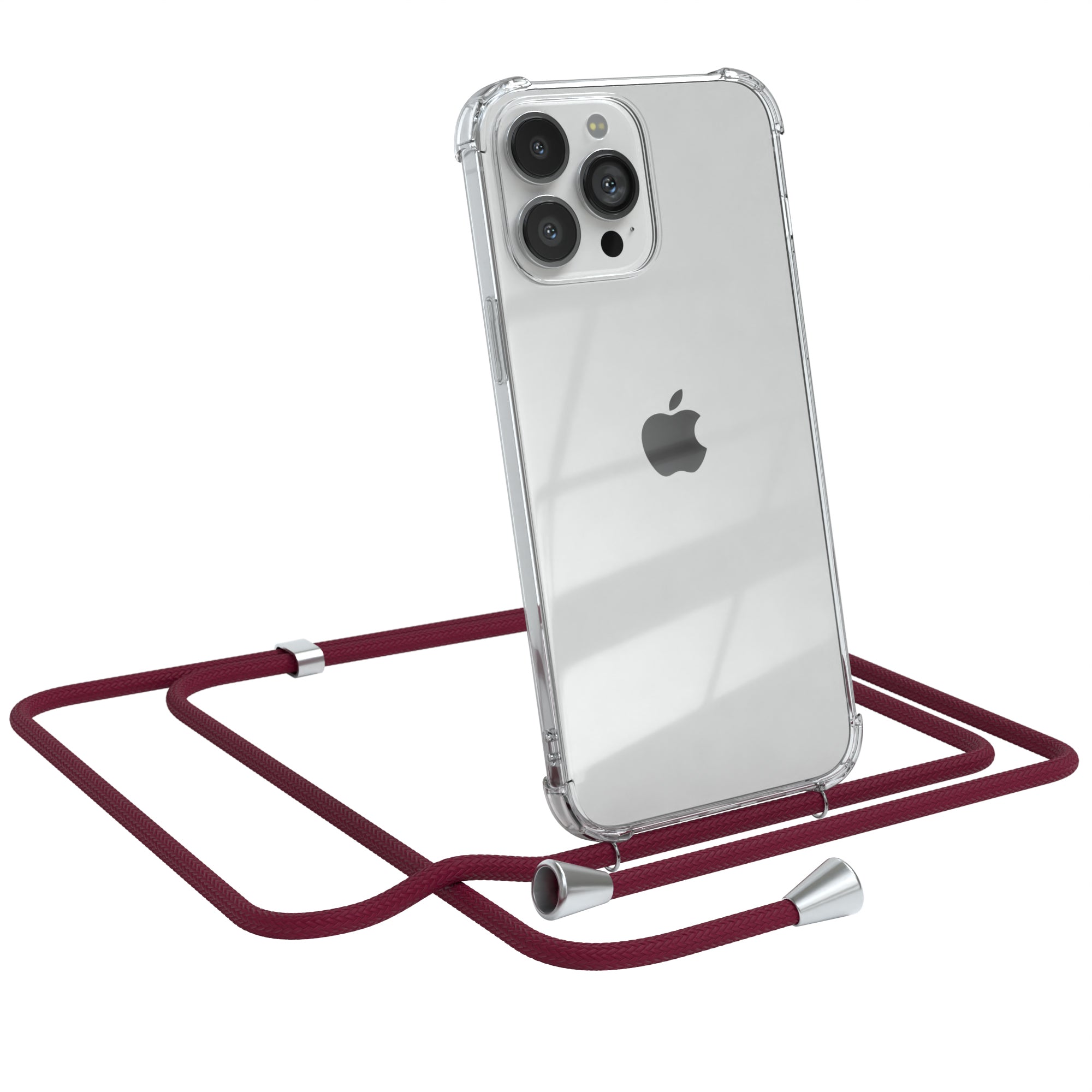 iPhone 13 Pro Max transparente Hülle + Kordel