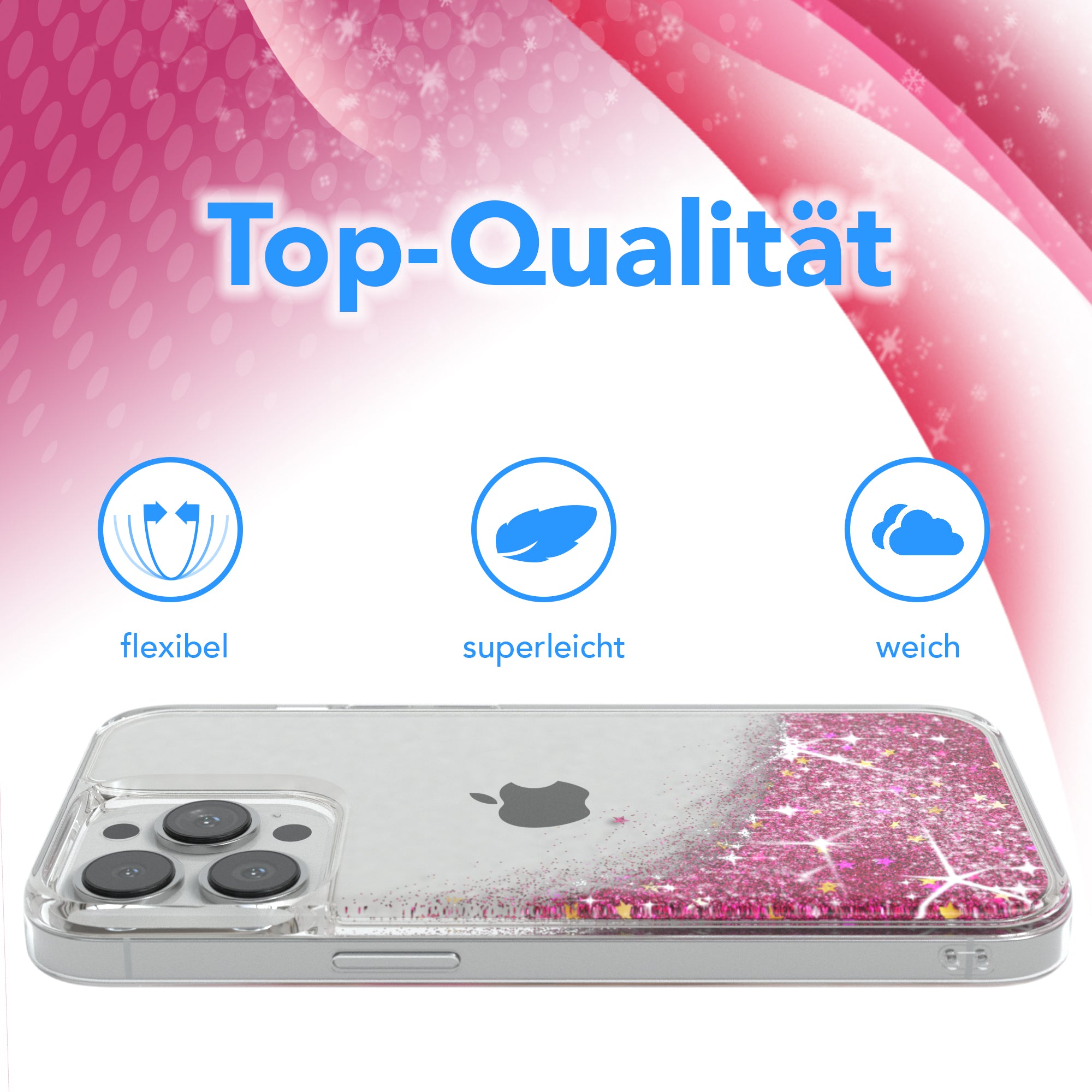 iPhone 13 Pro Glitzerhülle