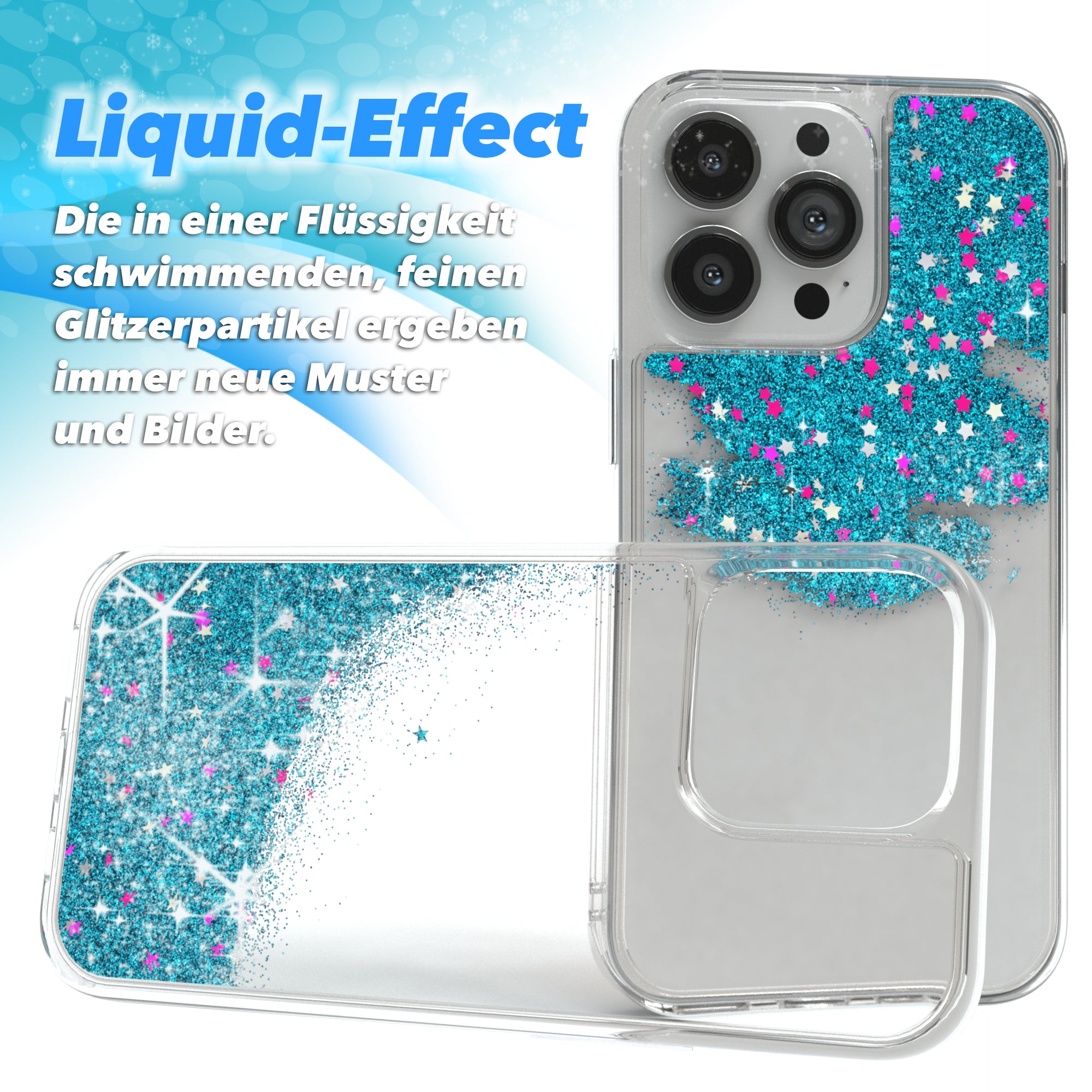 iPhone 13 Pro Glitzerhülle