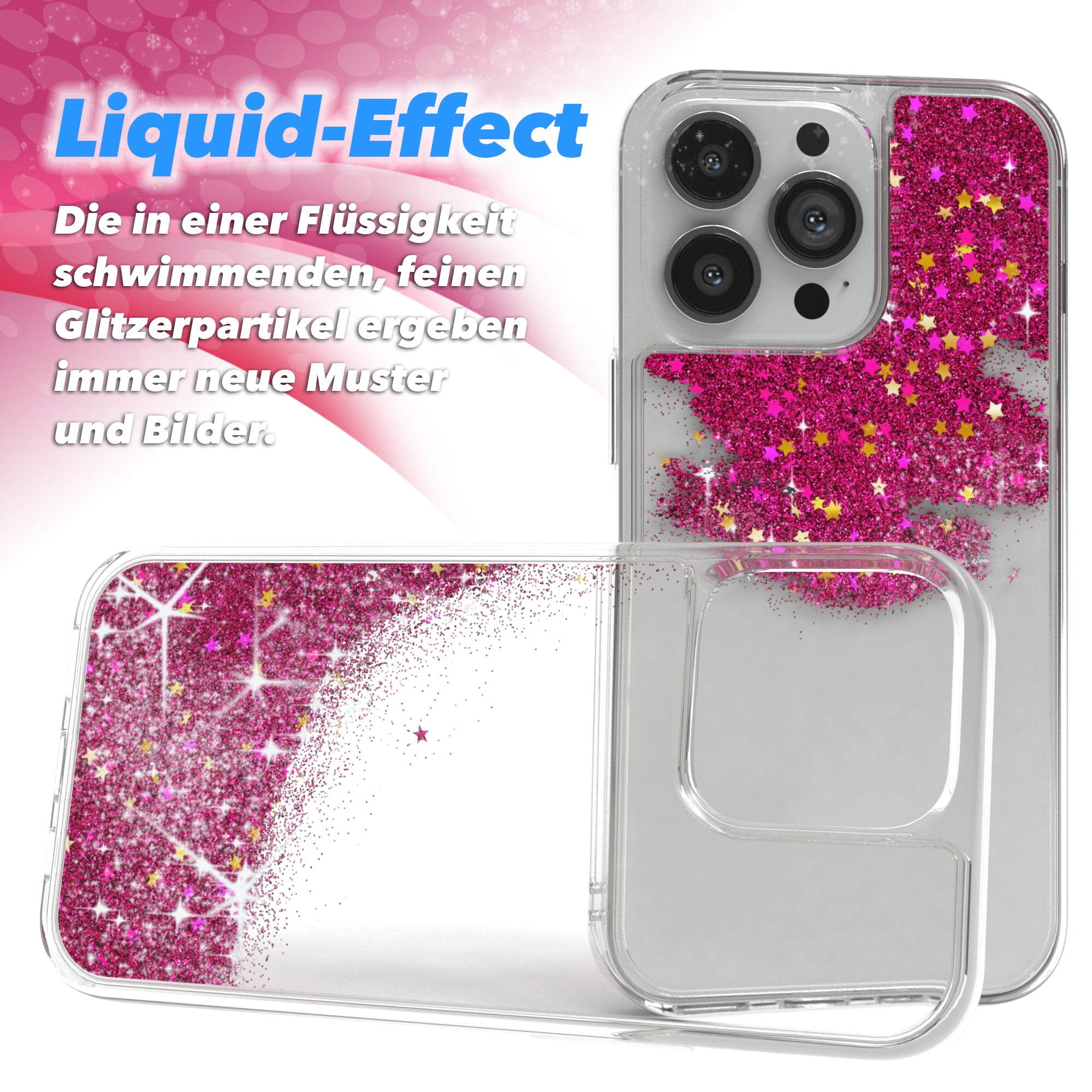 iPhone 13 Pro Glitzerhülle
