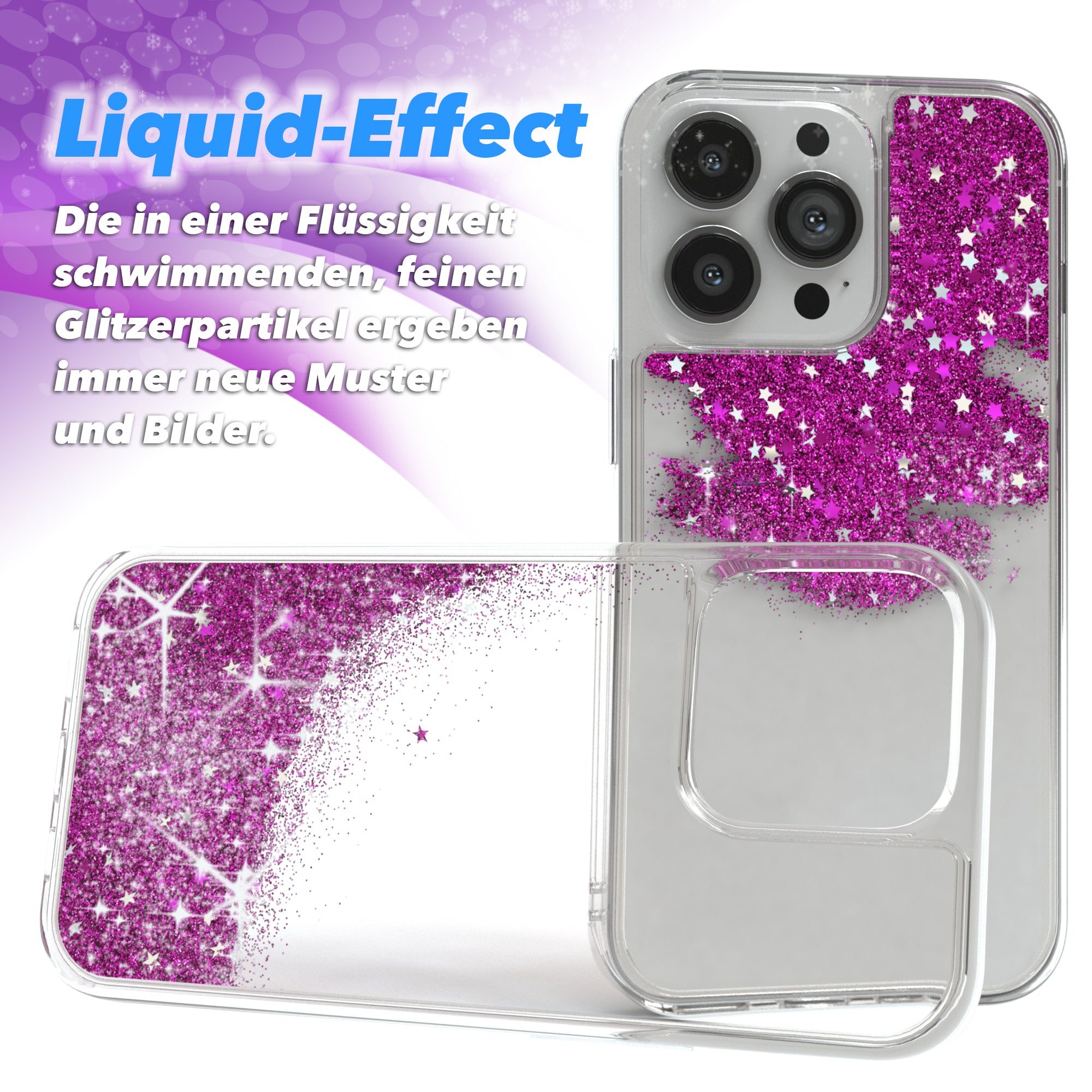 iPhone 13 Pro Glitzerhülle