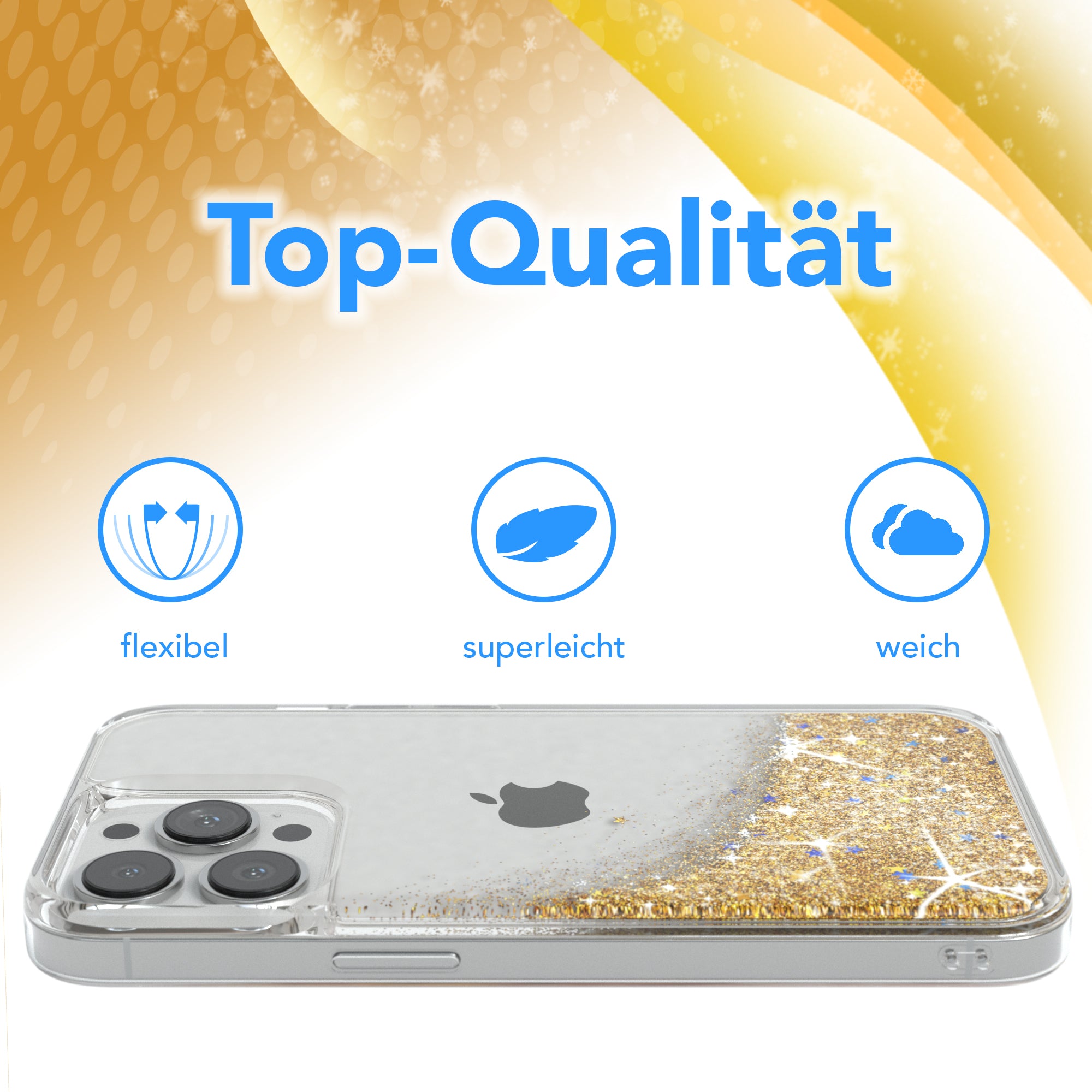 iPhone 13 Pro Glitzerhülle