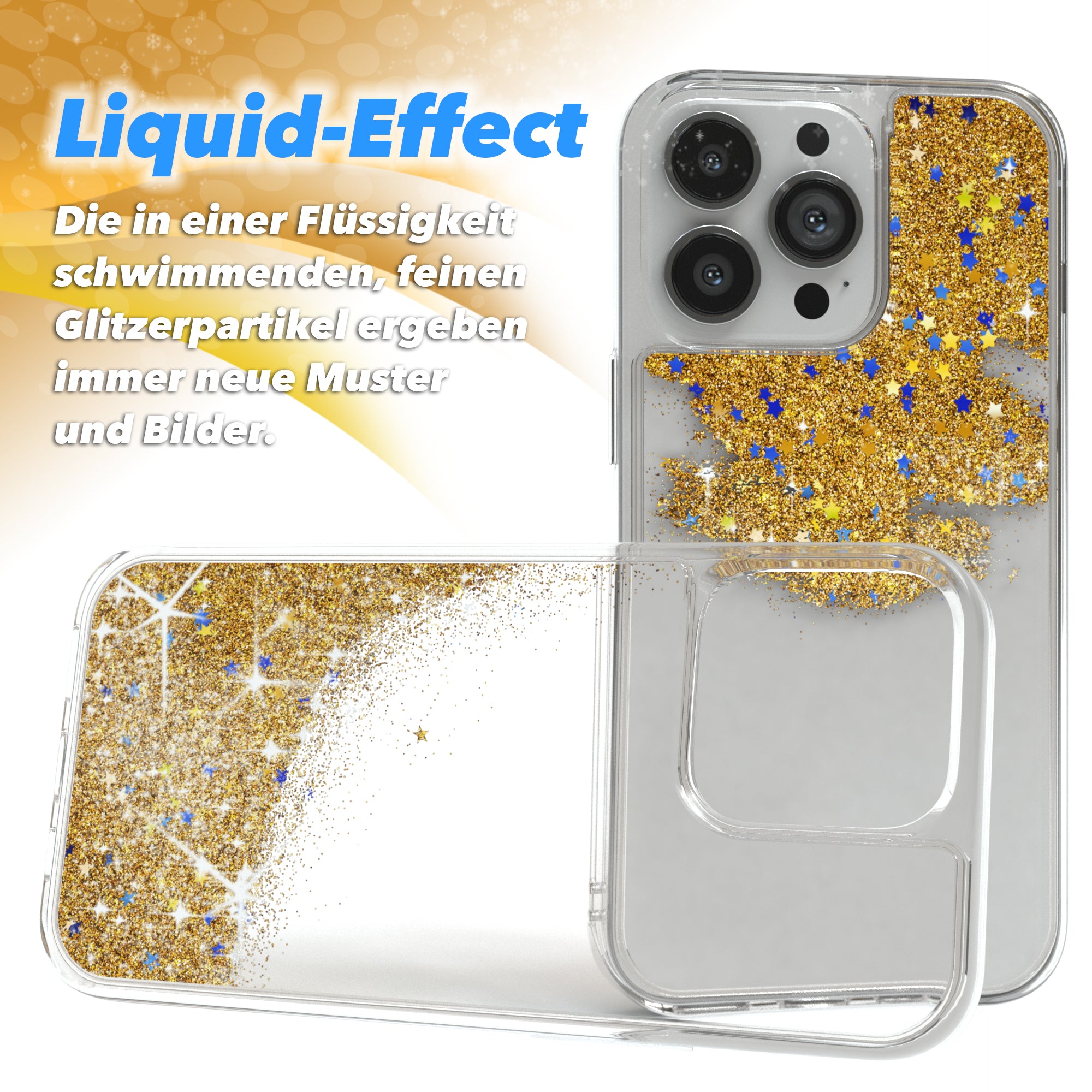 iPhone 13 Pro Glitzerhülle