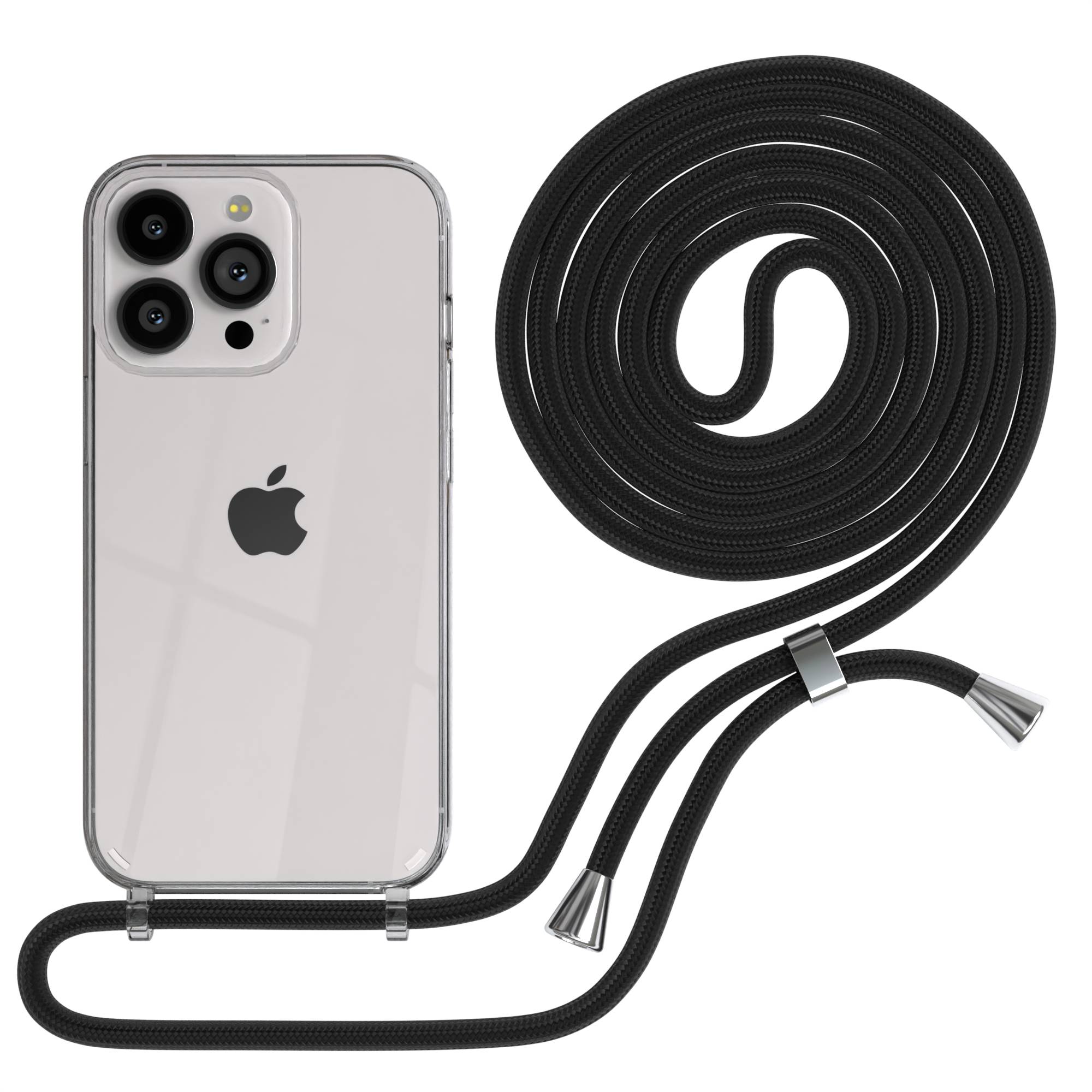 iPhone 13 Pro transparente Hülle + Kordel