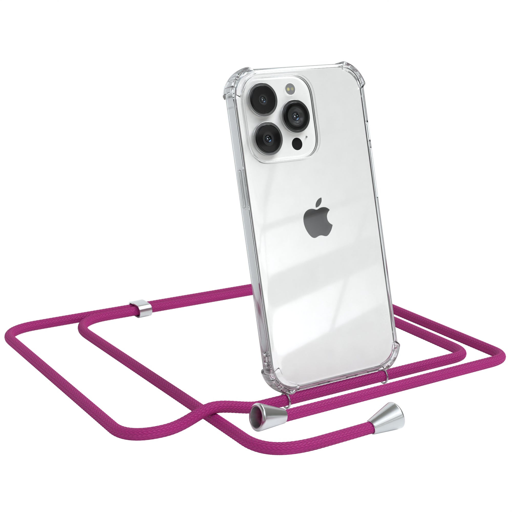 iPhone 13 Pro transparente Hülle + Kordel
