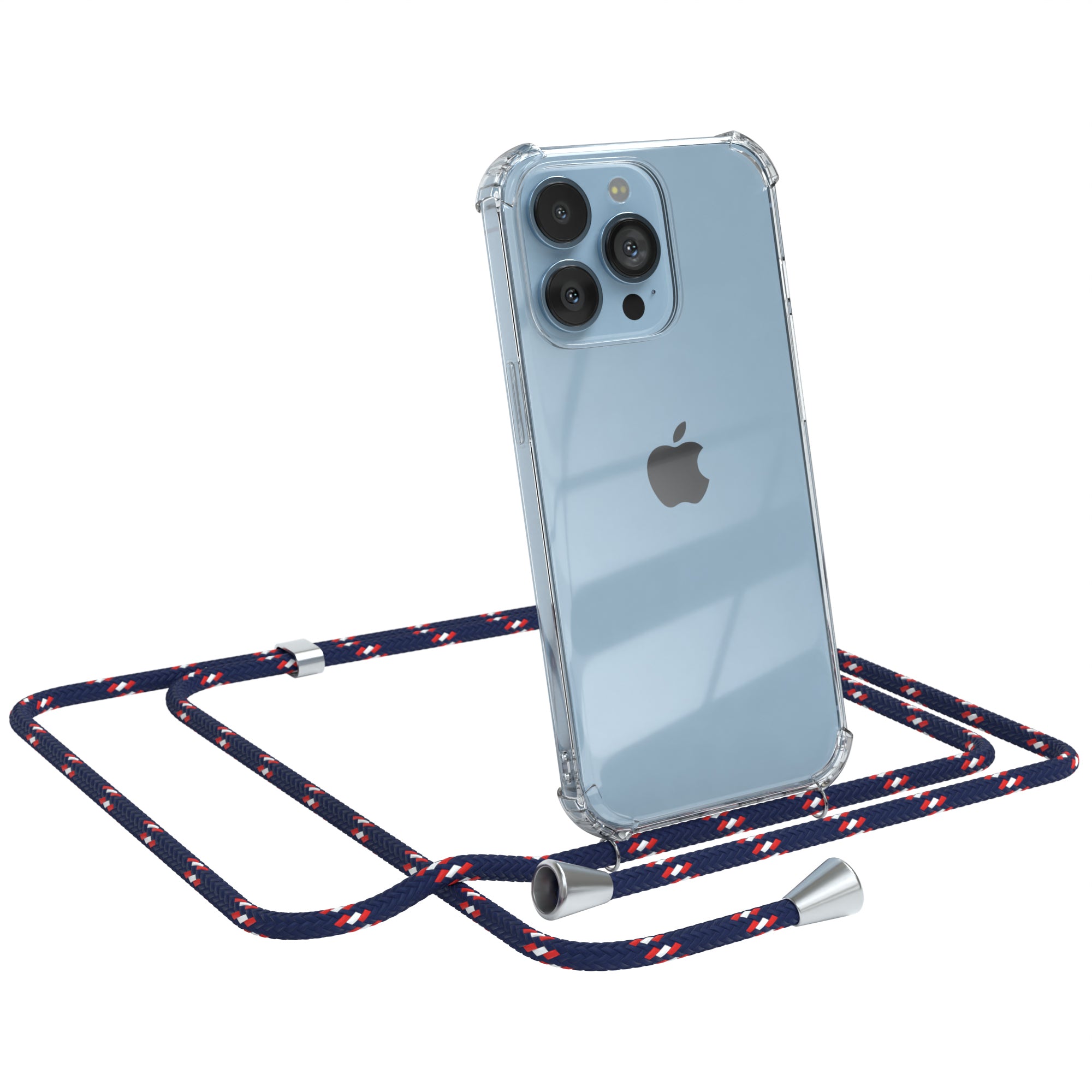 iPhone 13 Pro transparente Hülle + Kordel