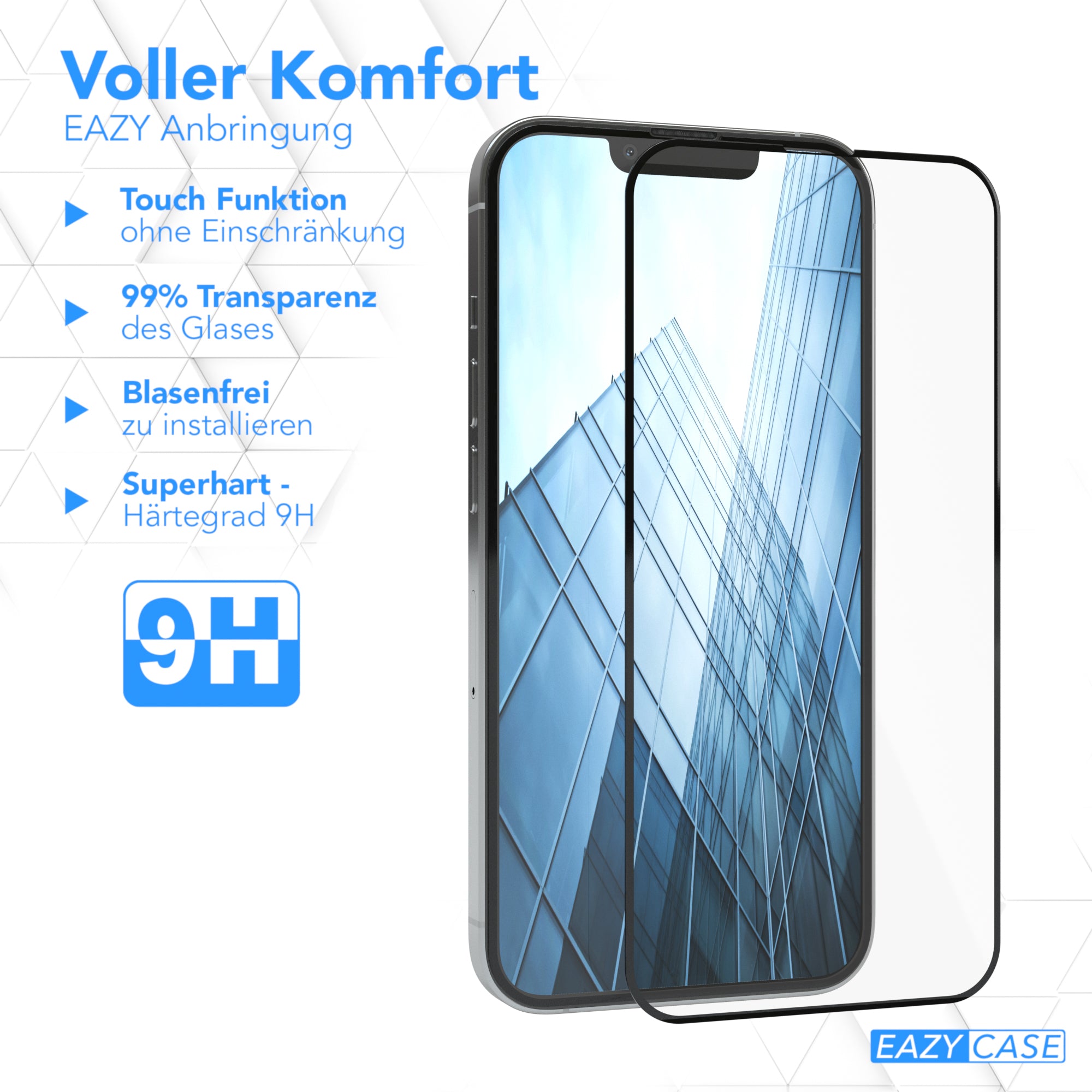 2x iPhone 13 Pro Glasfolie