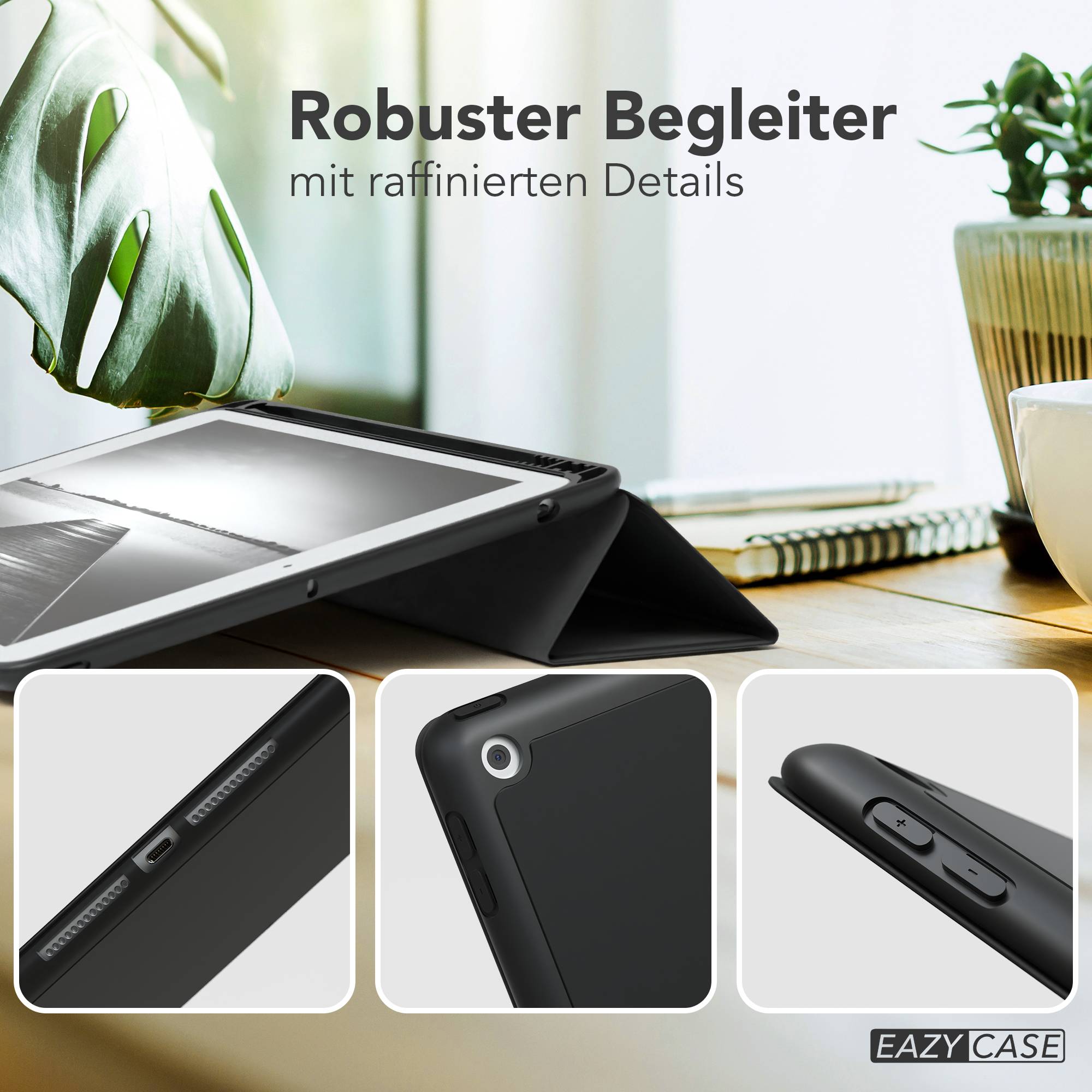 iPad 10,2" 2019/2020/2021 (7. / 8. / 9. Gen.) Smartcase mit Stifthalter