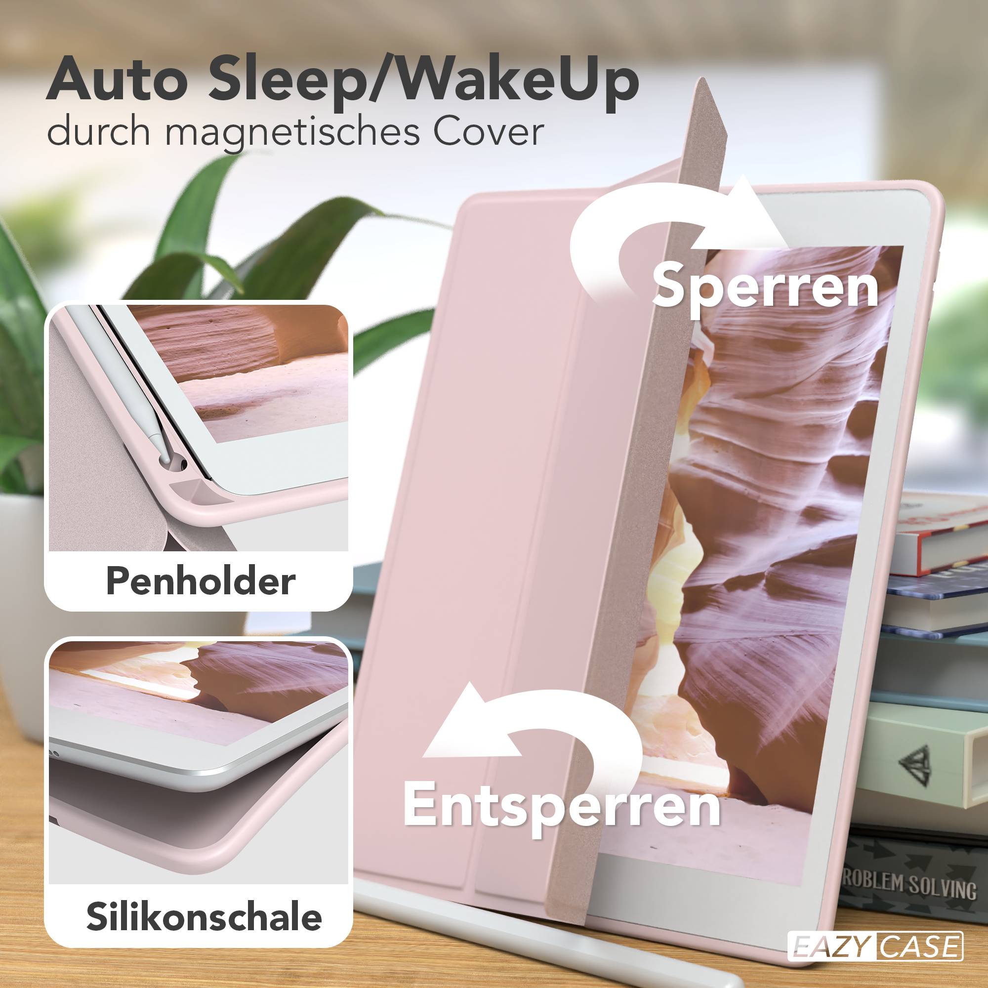iPad 10,2" 2019/2020/2021 (7. / 8. / 9. Gen.) Smartcase mit Stifthalter