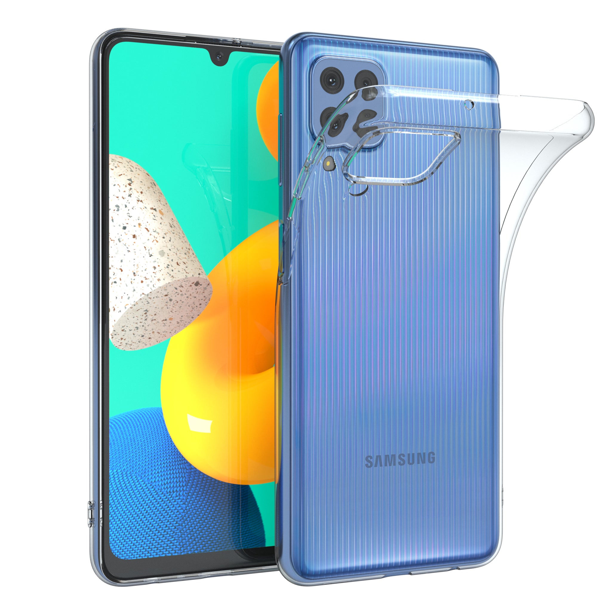 Galaxy M22 / M32 / A22 4G transparentes Slimcover