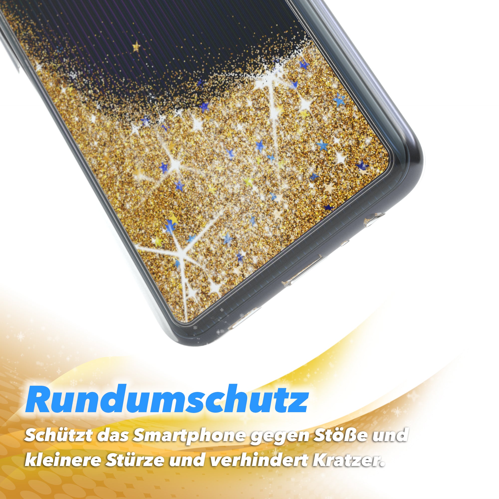 Galaxy M22 / M32 / A22 4G Glitzerhülle