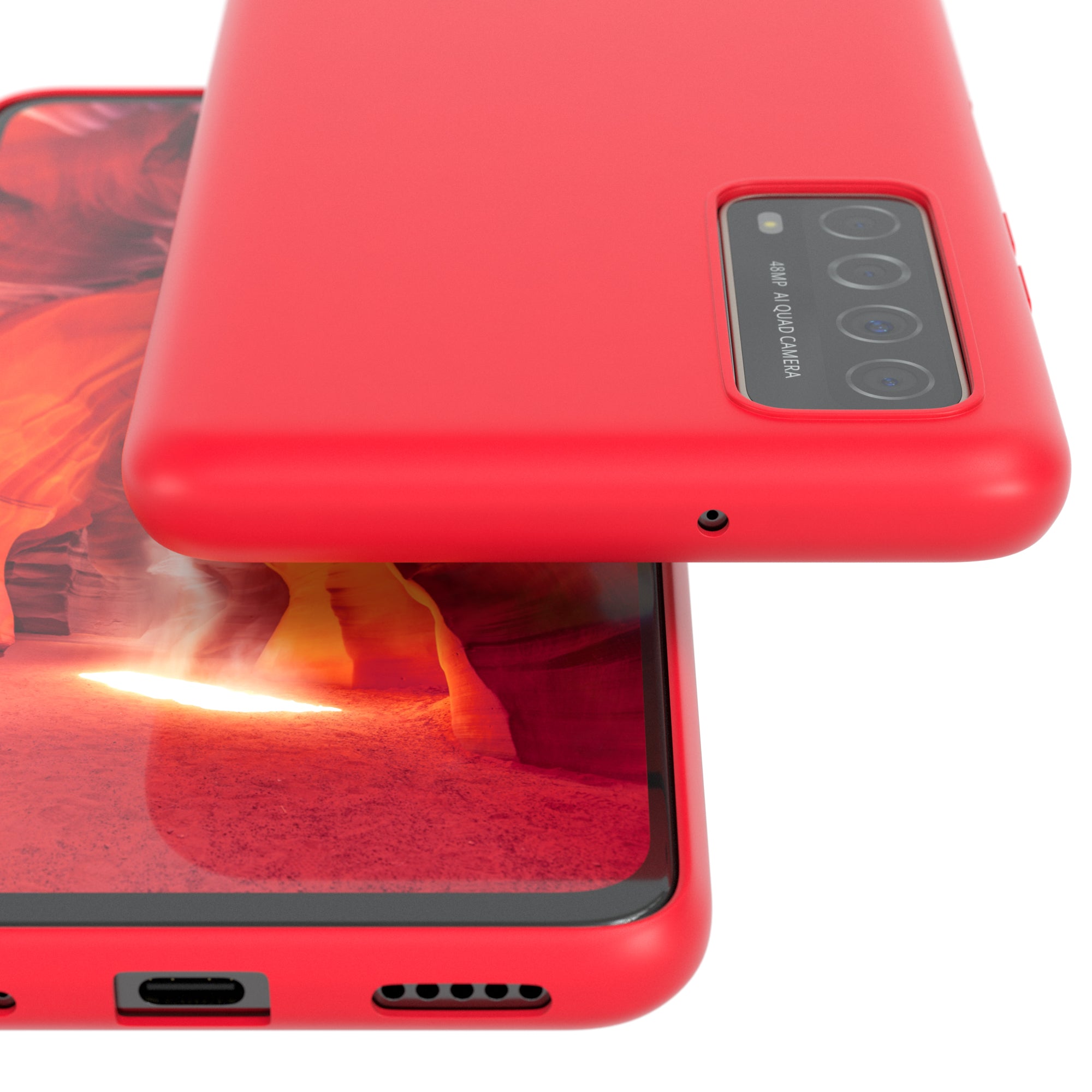Huawei P Smart 2021 / Y7a ultradünnes Slimcover aus TPU