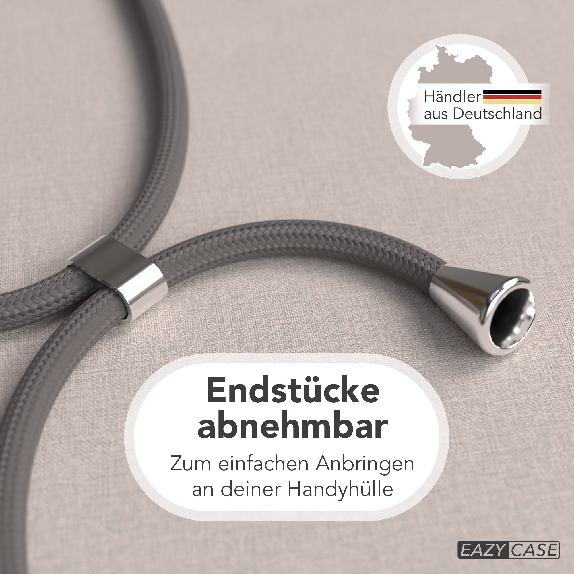 Universal Handykette einzeln verstellbar mit abnehmbaren Endstücken EAZY CASE