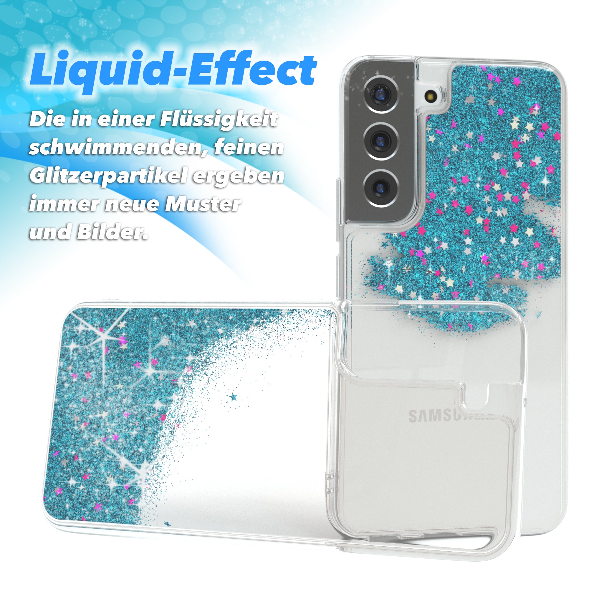 Galaxy S22 5G Glitzerhülle