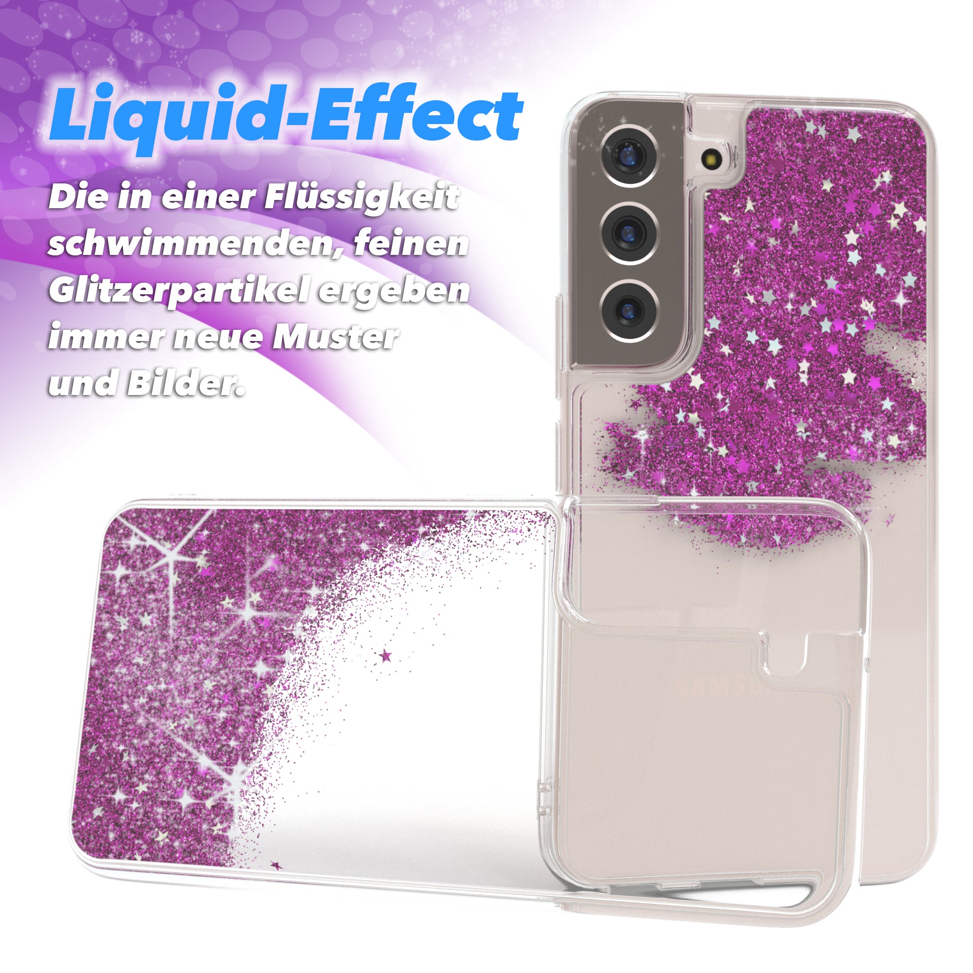 Galaxy S22 5G Glitzerhülle