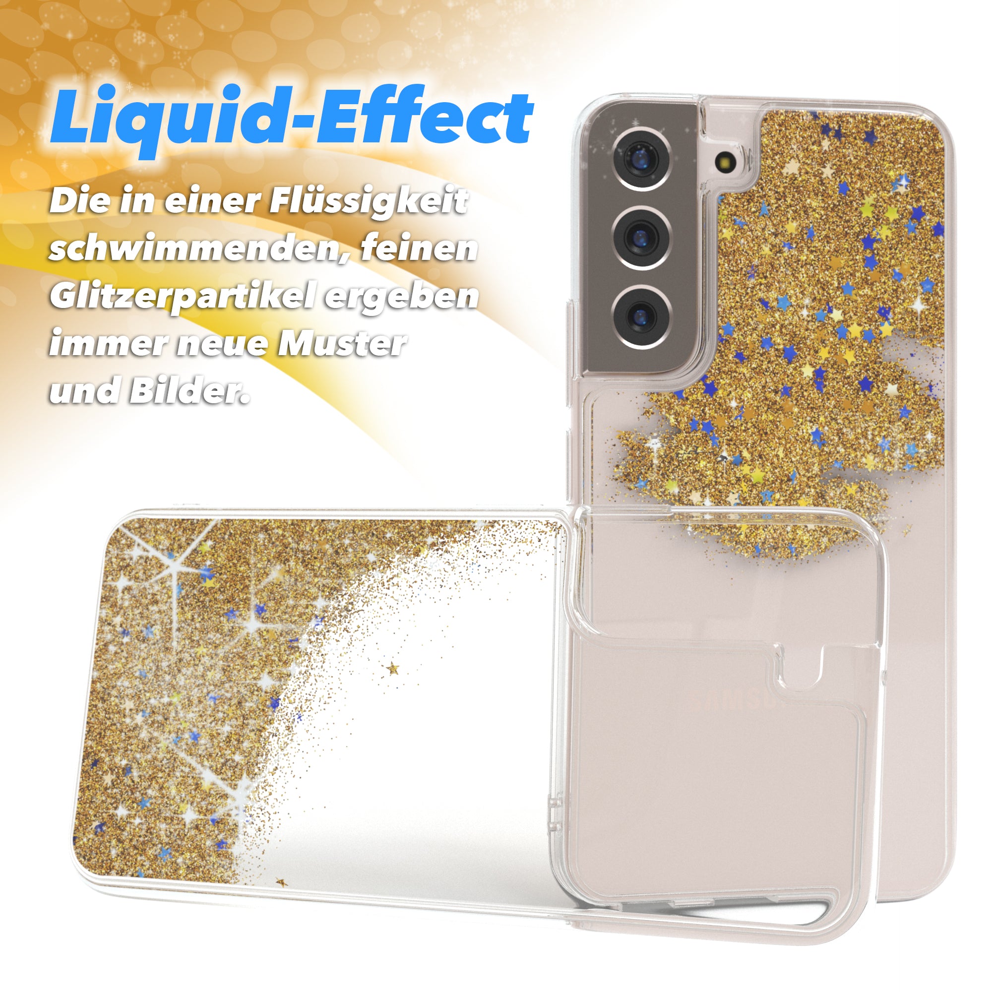 Galaxy S22 5G Glitzerhülle
