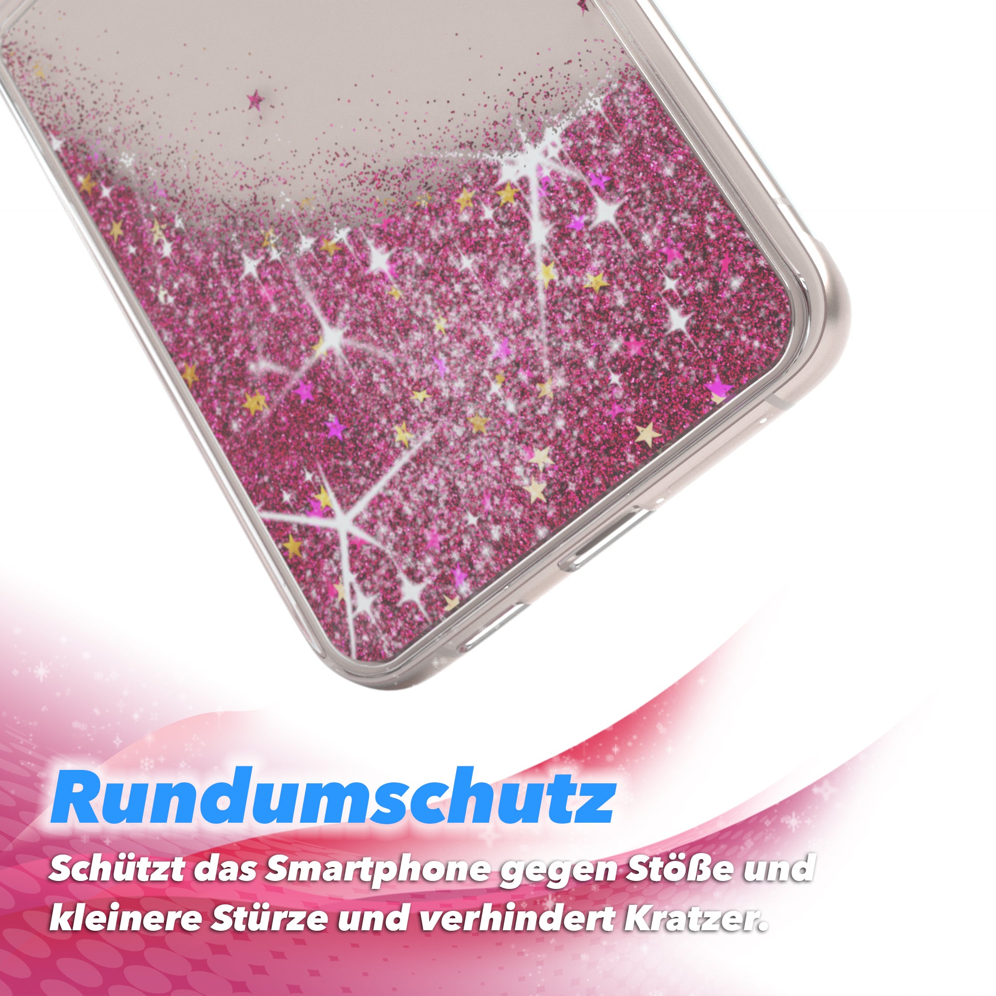 Galaxy S22 Plus 5G Glitzerhülle