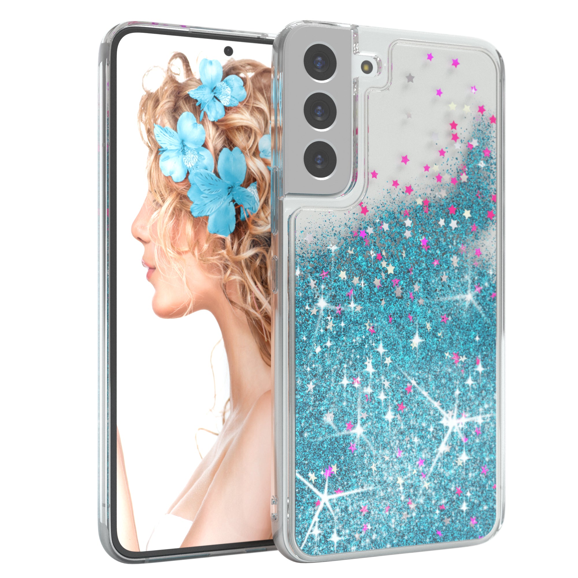 Galaxy S22 Plus 5G Glitzerhülle