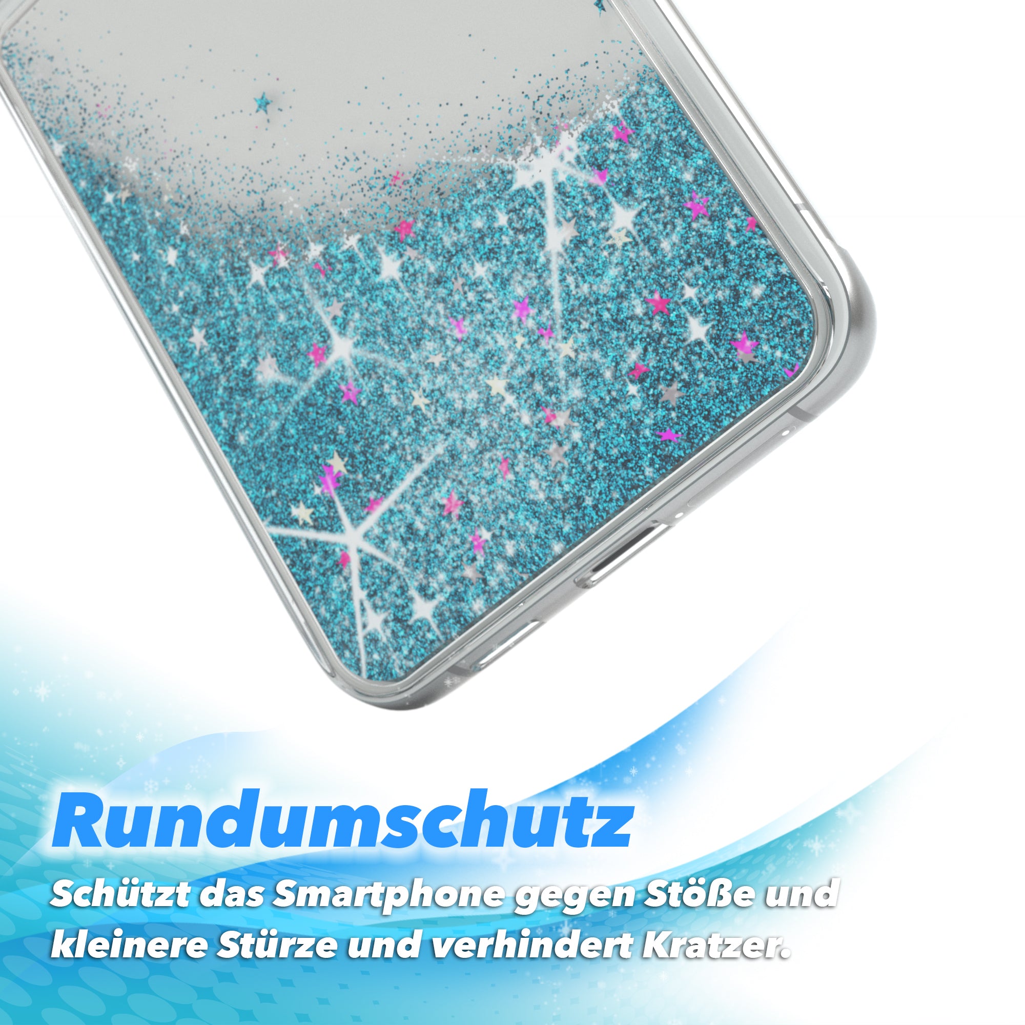 Galaxy S22 Plus 5G Glitzerhülle