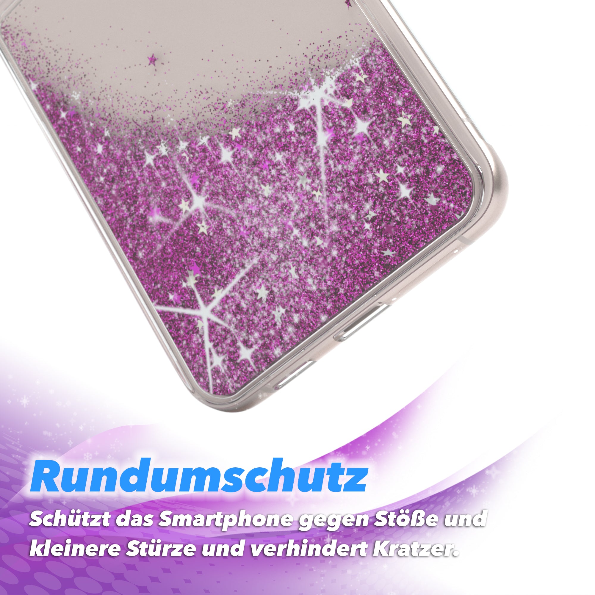 Galaxy S22 Plus 5G Glitzerhülle