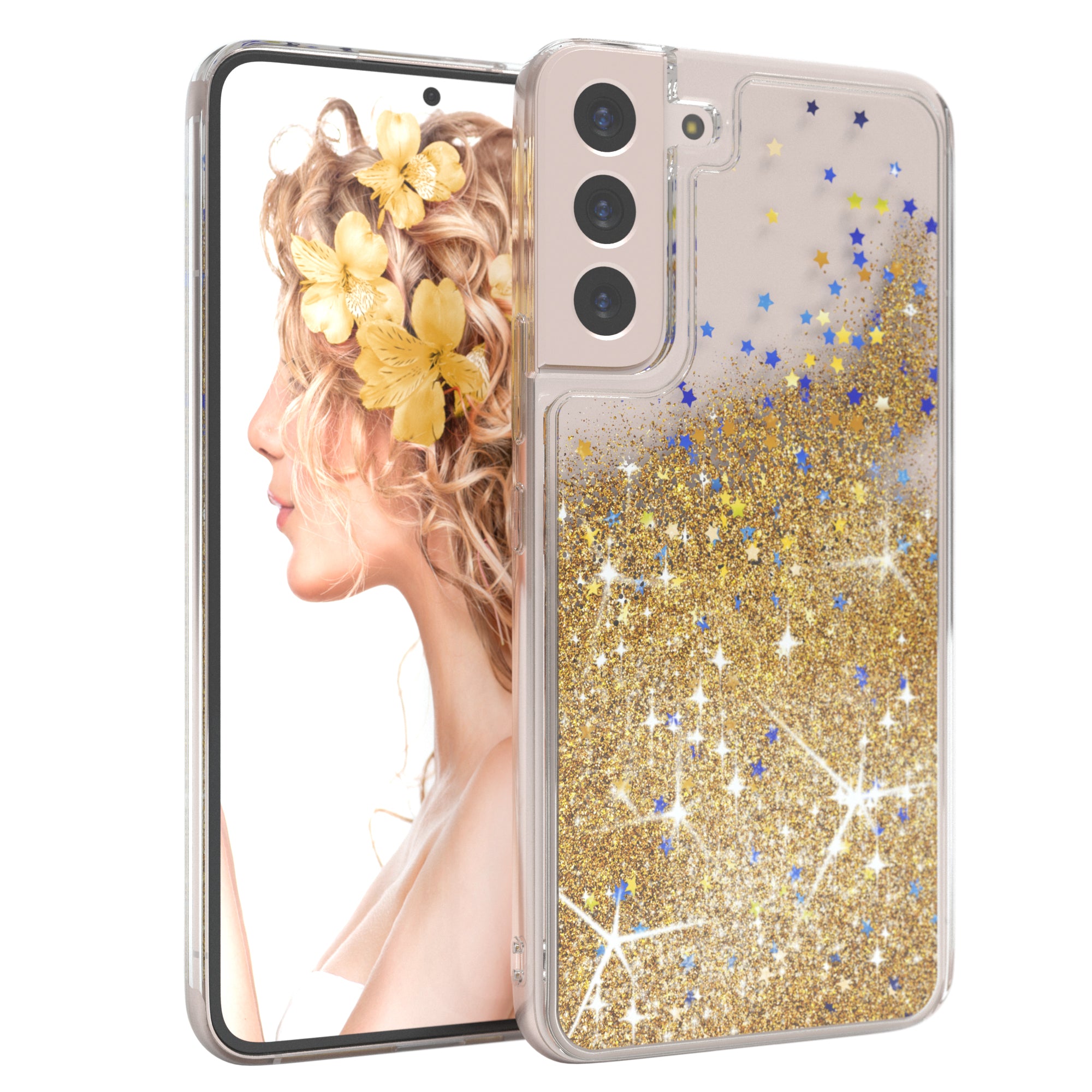 Galaxy S22 Plus 5G Glitzerhülle