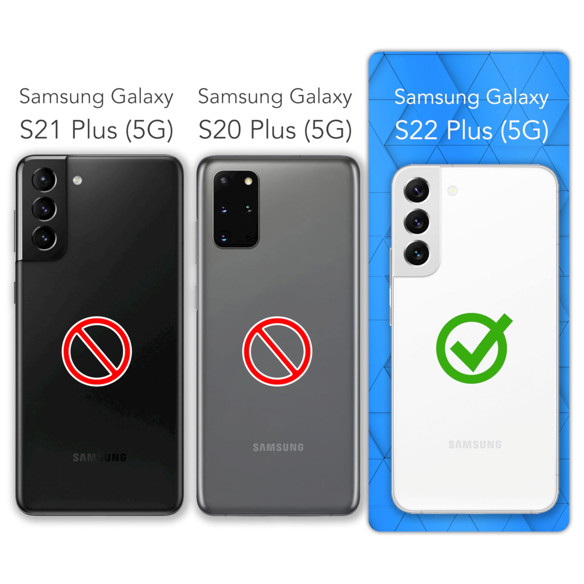 Galaxy S22 Plus 5G ultradünnes Slimcover aus TPU
