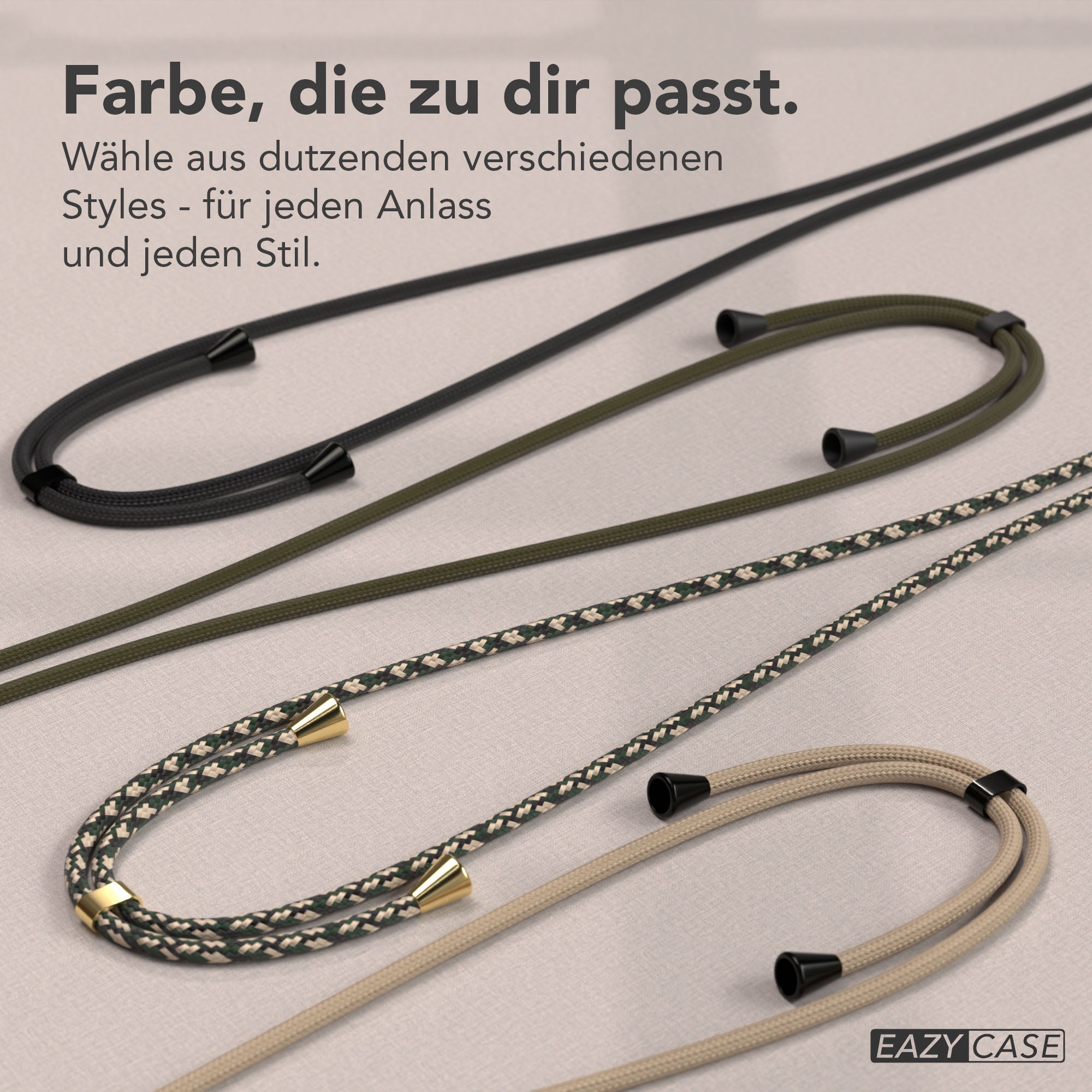 Universal Handykette einzeln verstellbar mit abnehmbaren Endstücken EAZY CASE
