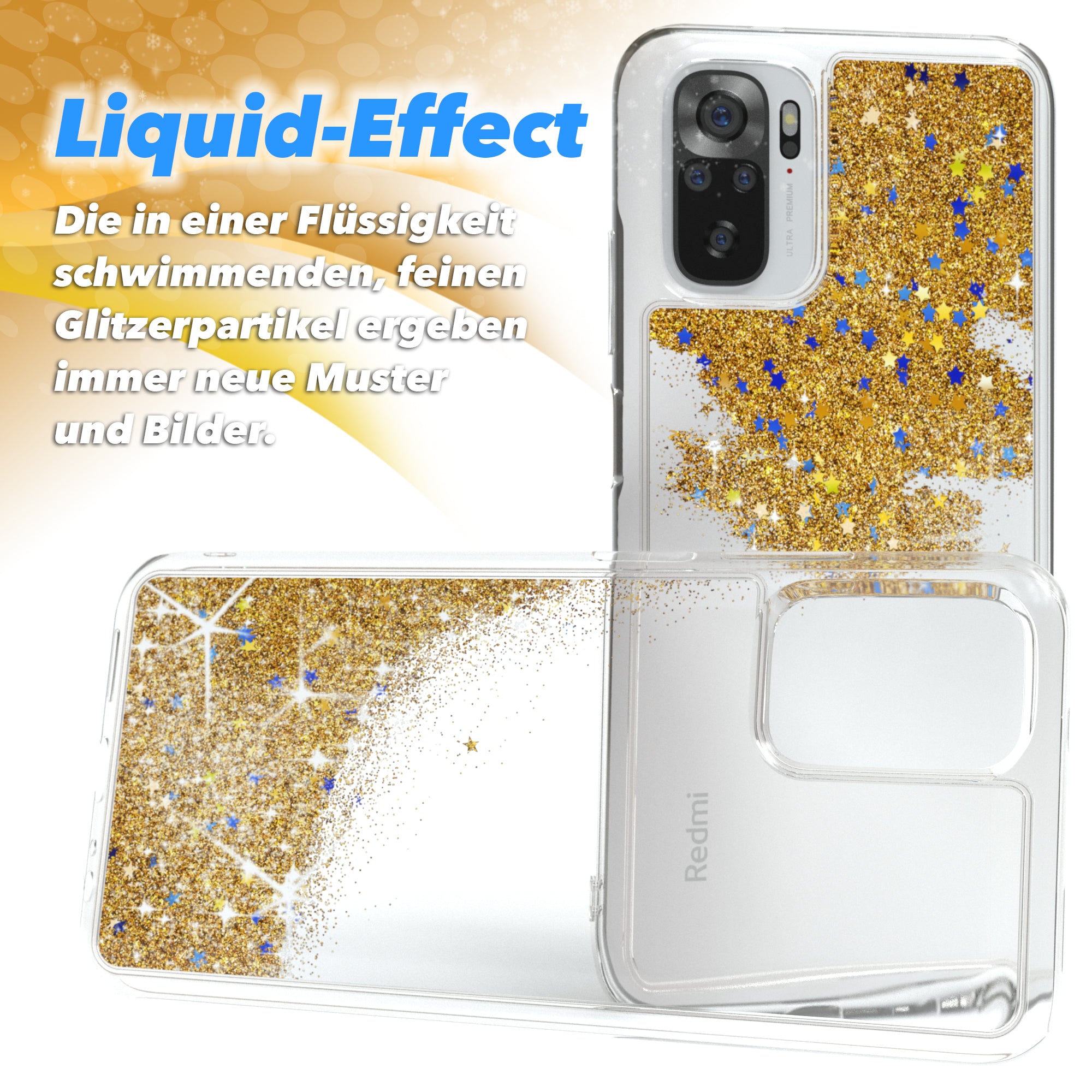 Xiaomi Redmi Note 10 / 10S Glitzerhülle