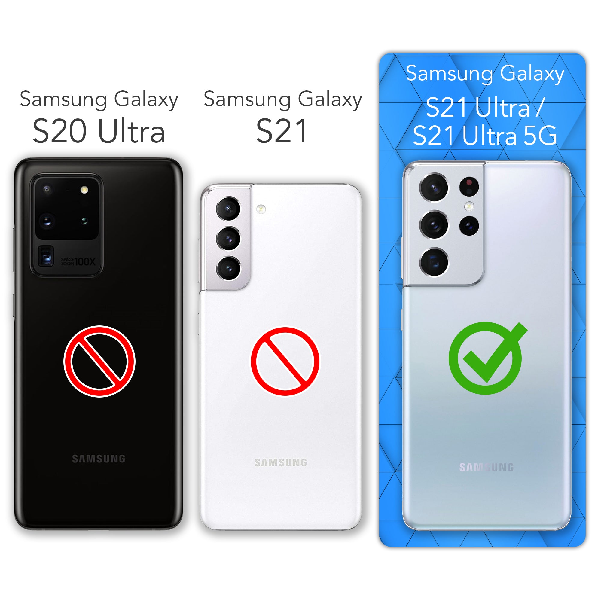 Galaxy S21 Ultra 5G ultradünnes Slimcover aus TPU