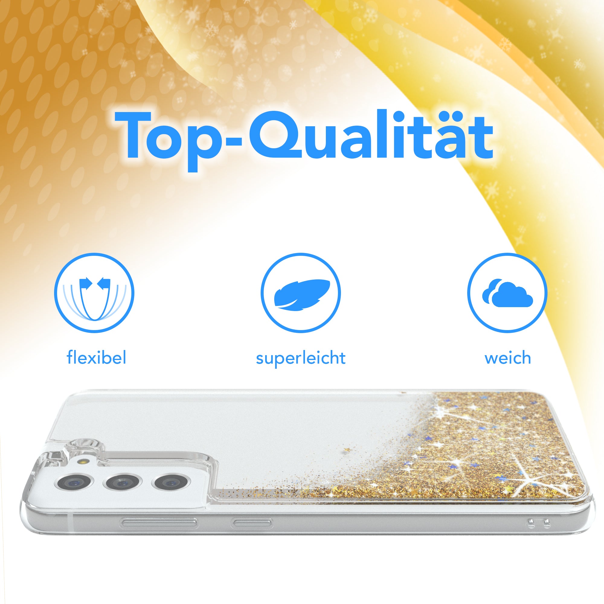 Galaxy S21 FE 5G Glitzerhülle