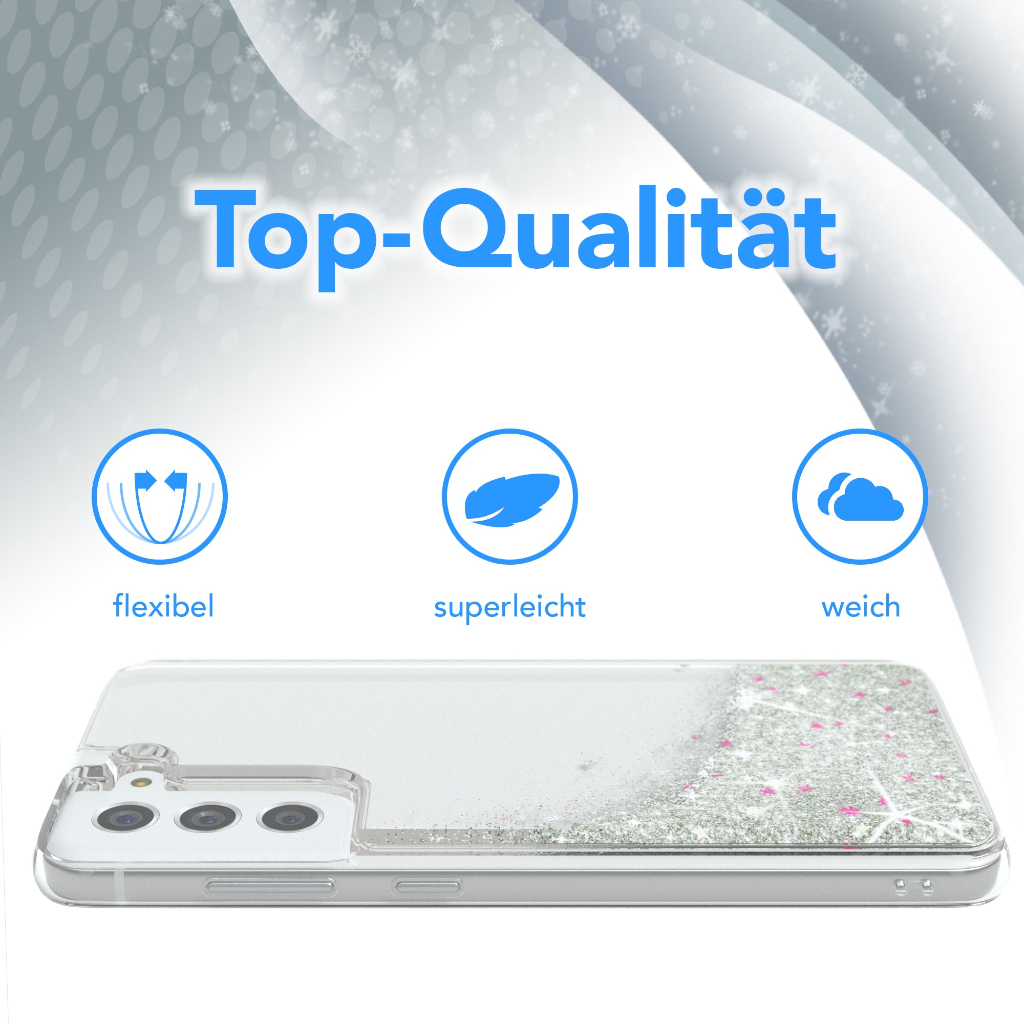 Galaxy S21 FE 5G Glitzerhülle