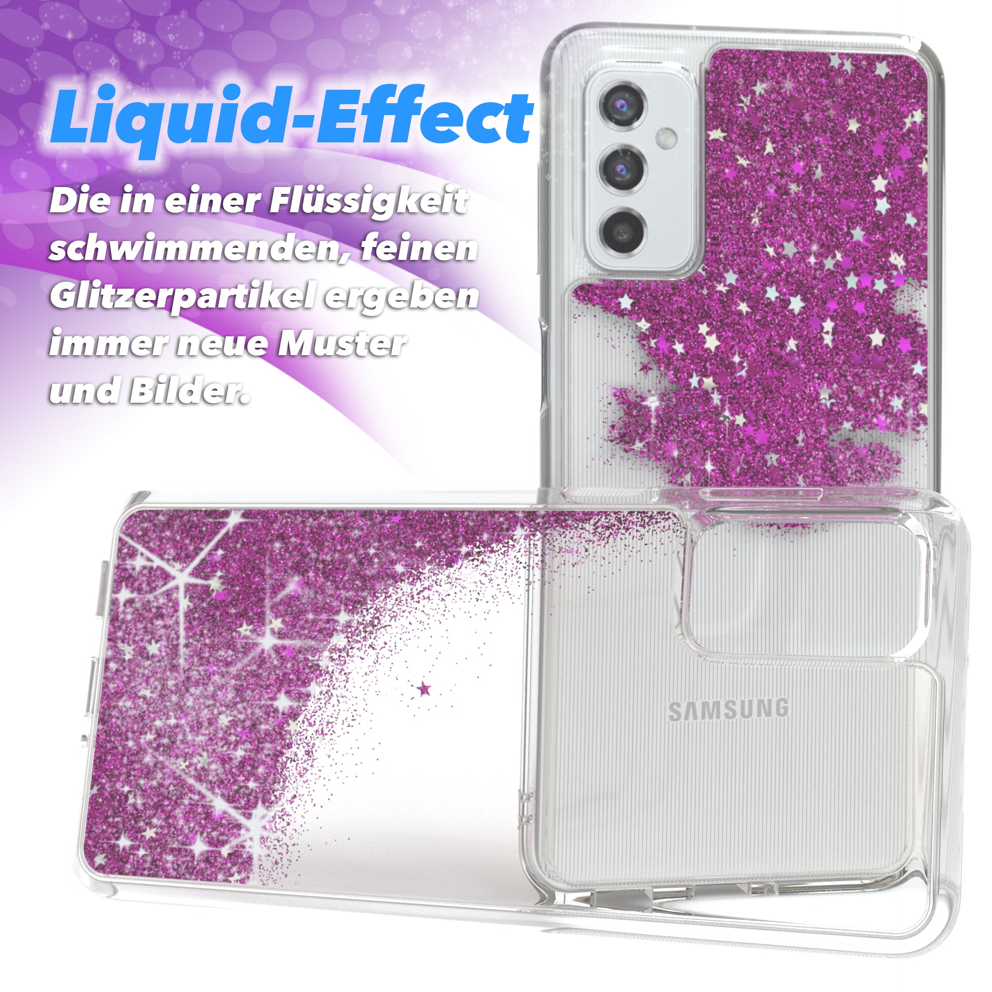 Galaxy M52 5G Glitzerhülle