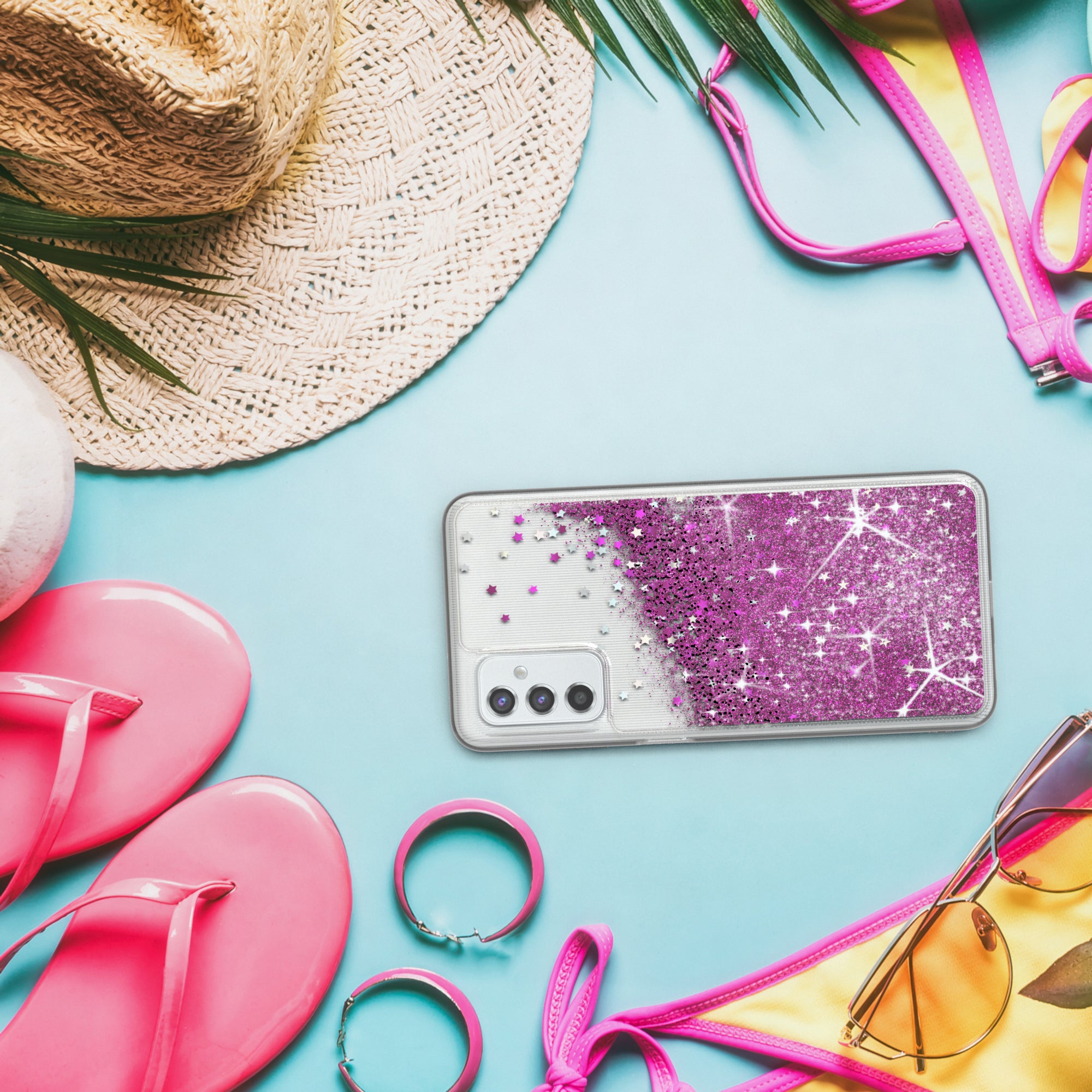Galaxy M52 5G Glitzerhülle