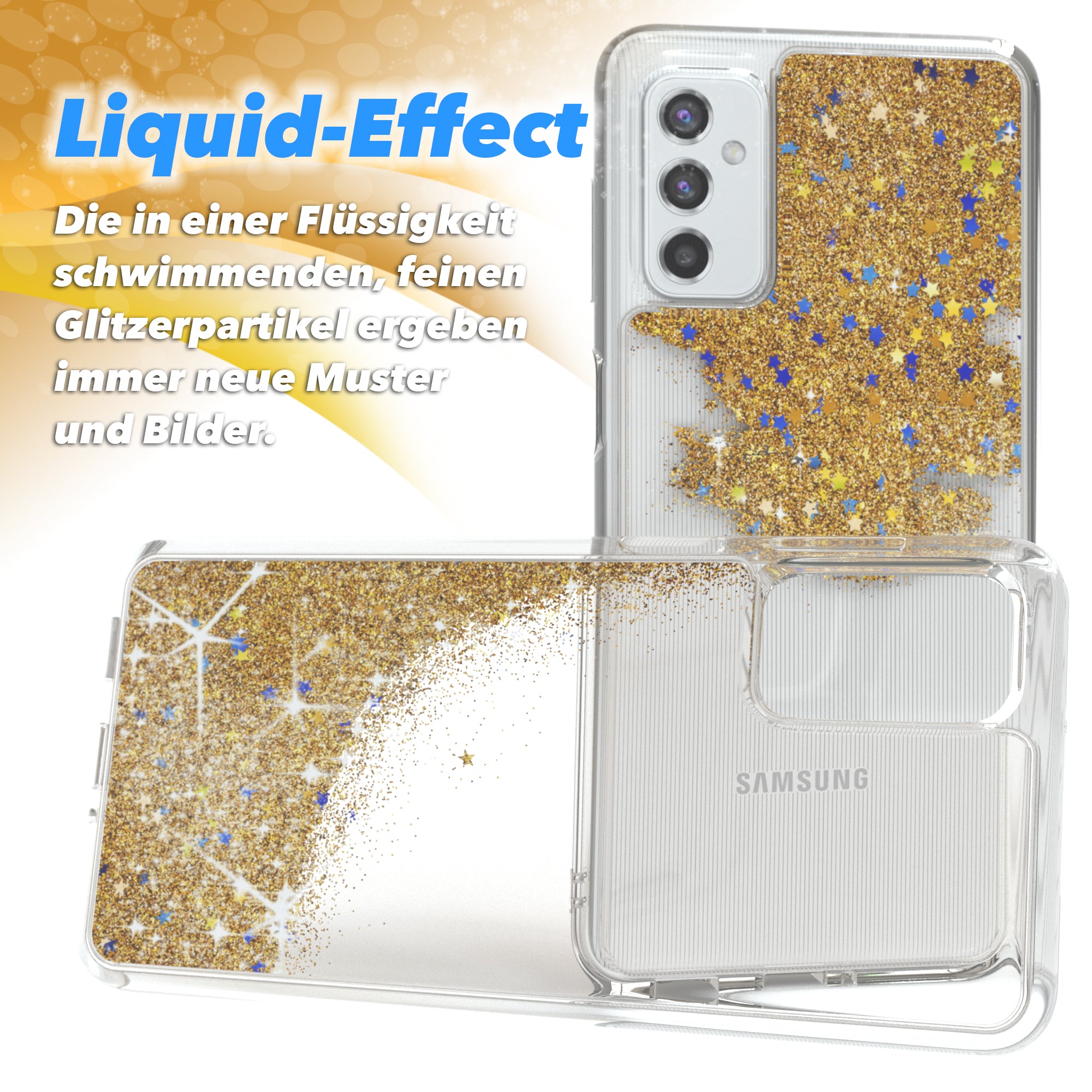 Galaxy M52 5G Glitzerhülle