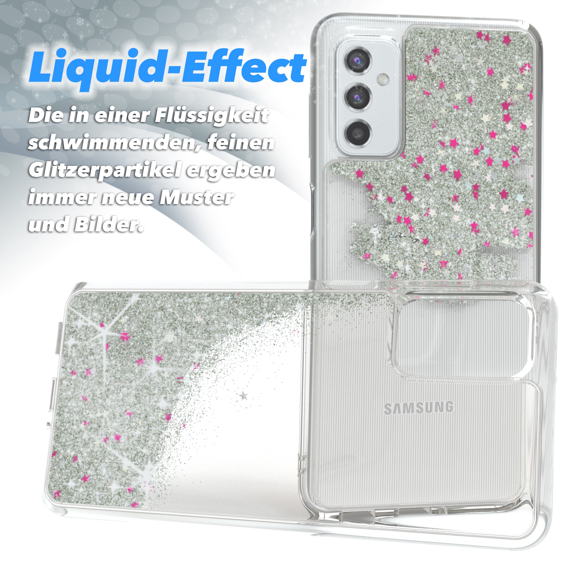 Galaxy M52 5G Glitzerhülle