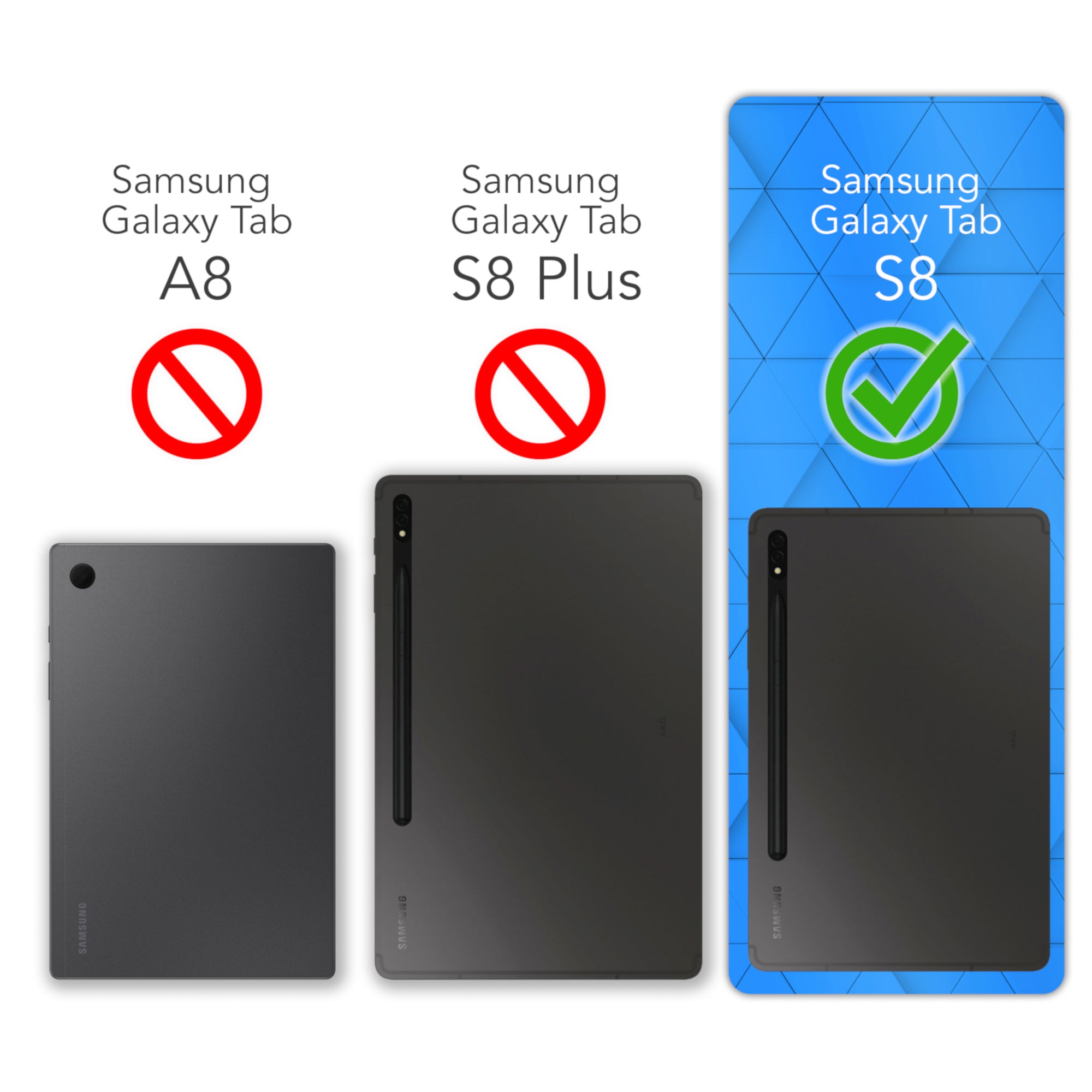 Galaxy Tab S8 Glasfolie