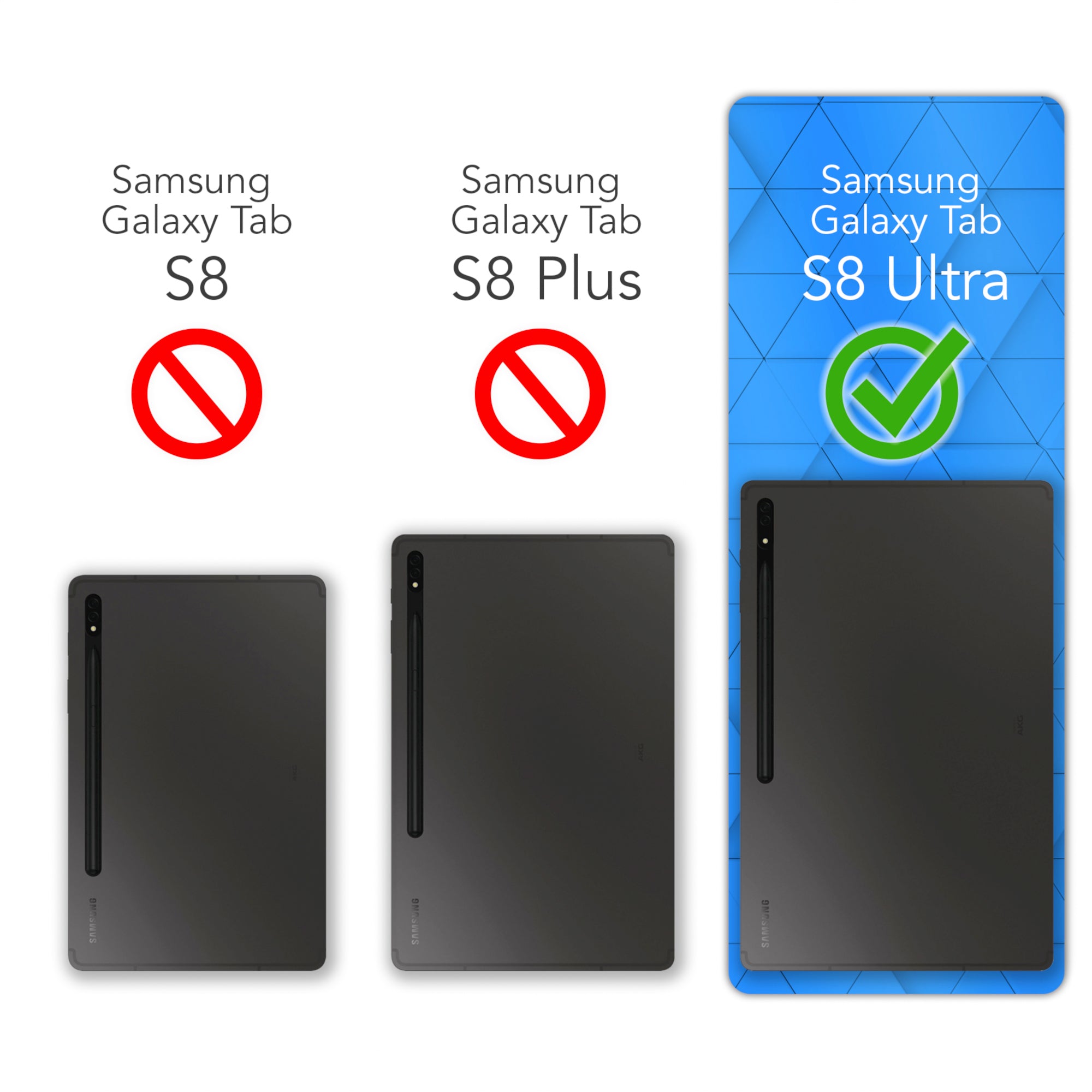 Galaxy Tab S8 Ultra drehbare Hülle