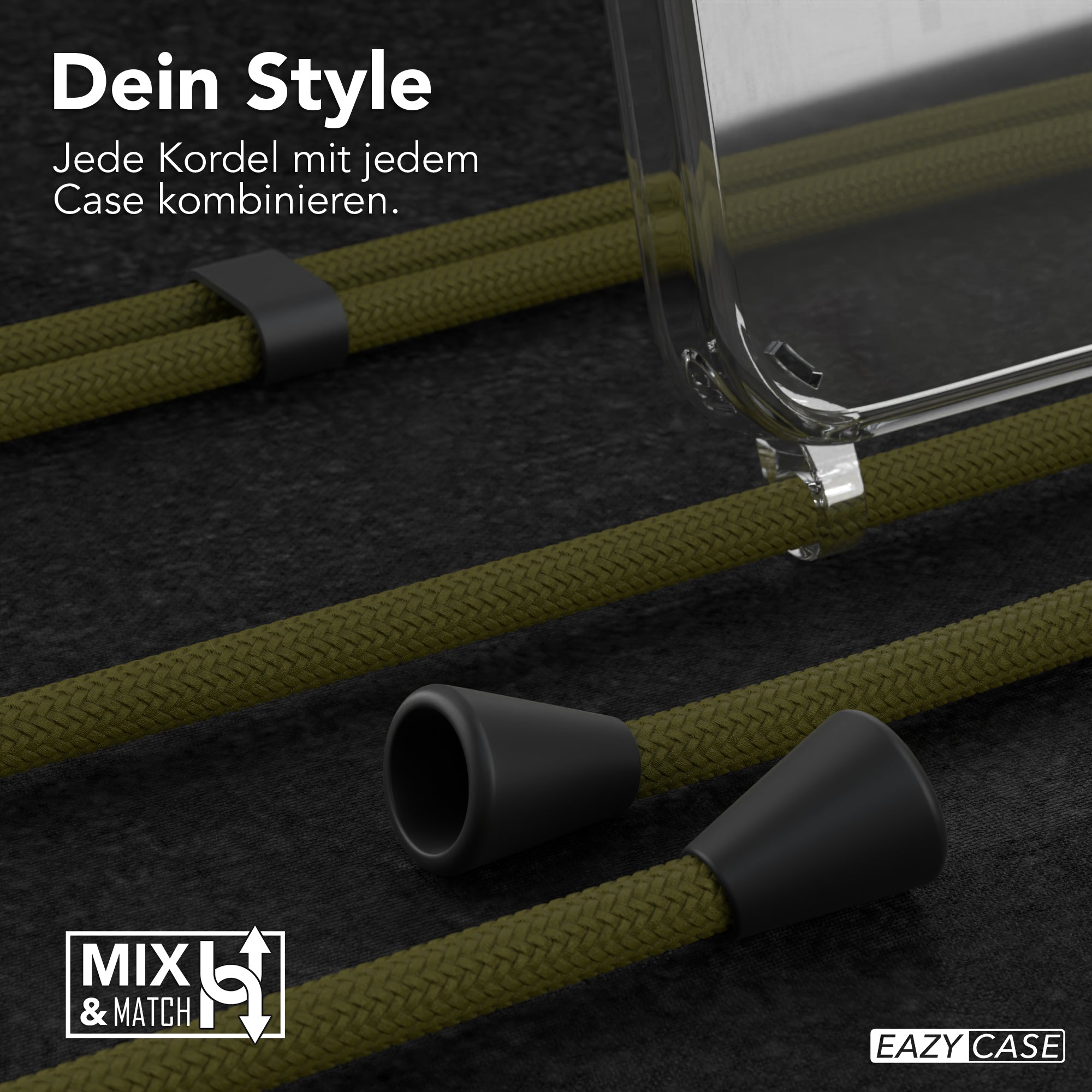 iPhone 11 Pro Max transparente Hülle + Kordel