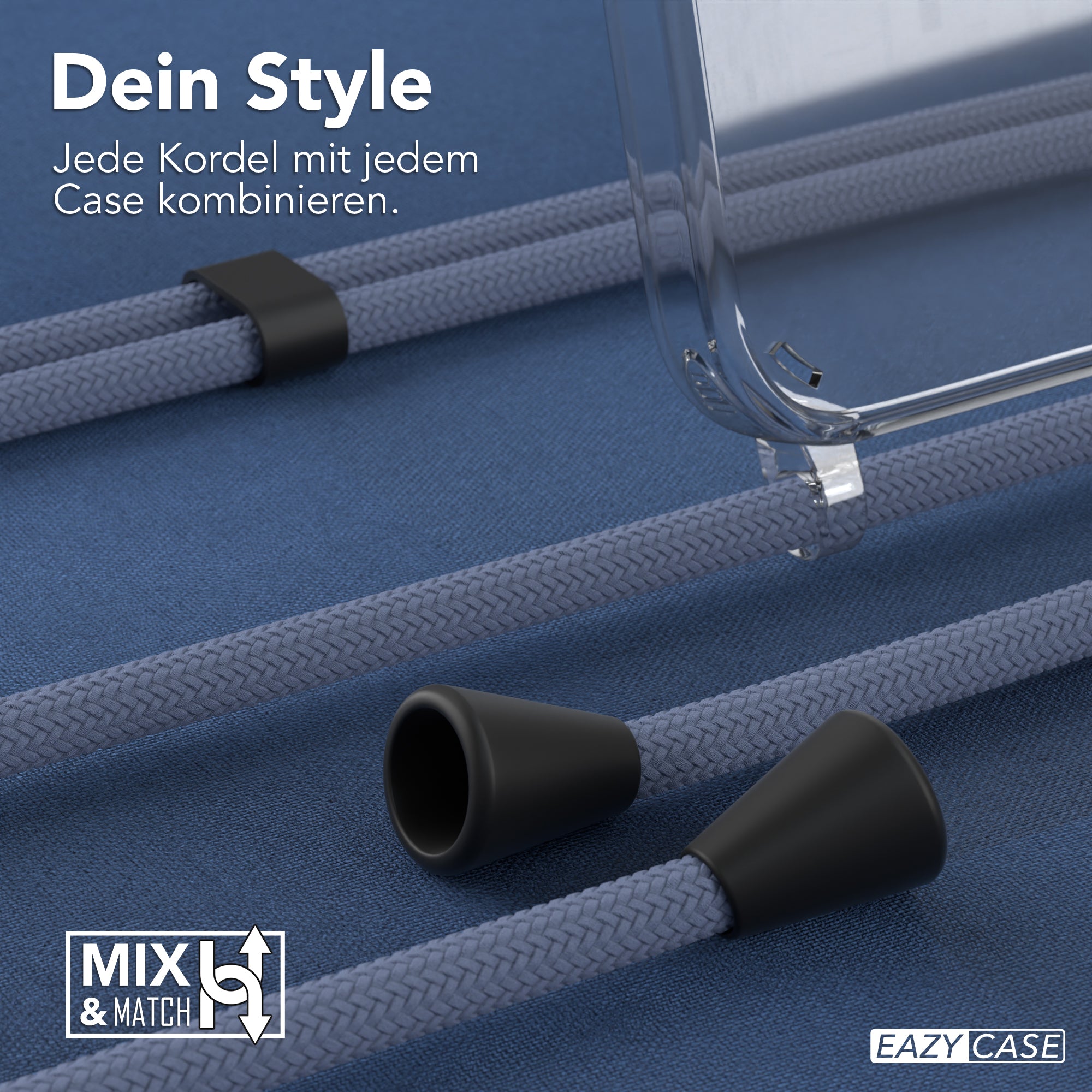 Galaxy S21 Ultra 5G transparente Hülle + Kordel