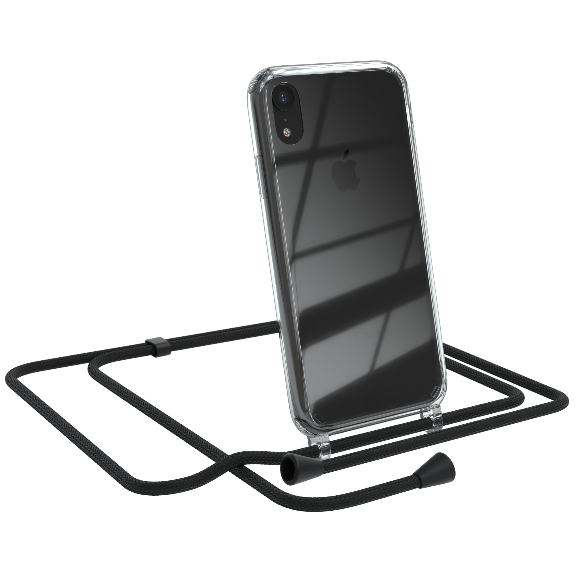 iPhone XR transparente Hülle + Kordel