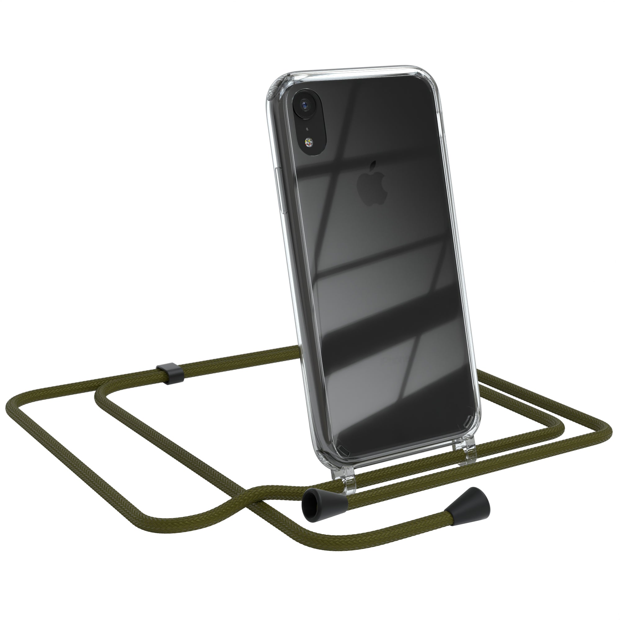 iPhone XR transparente Hülle + Kordel