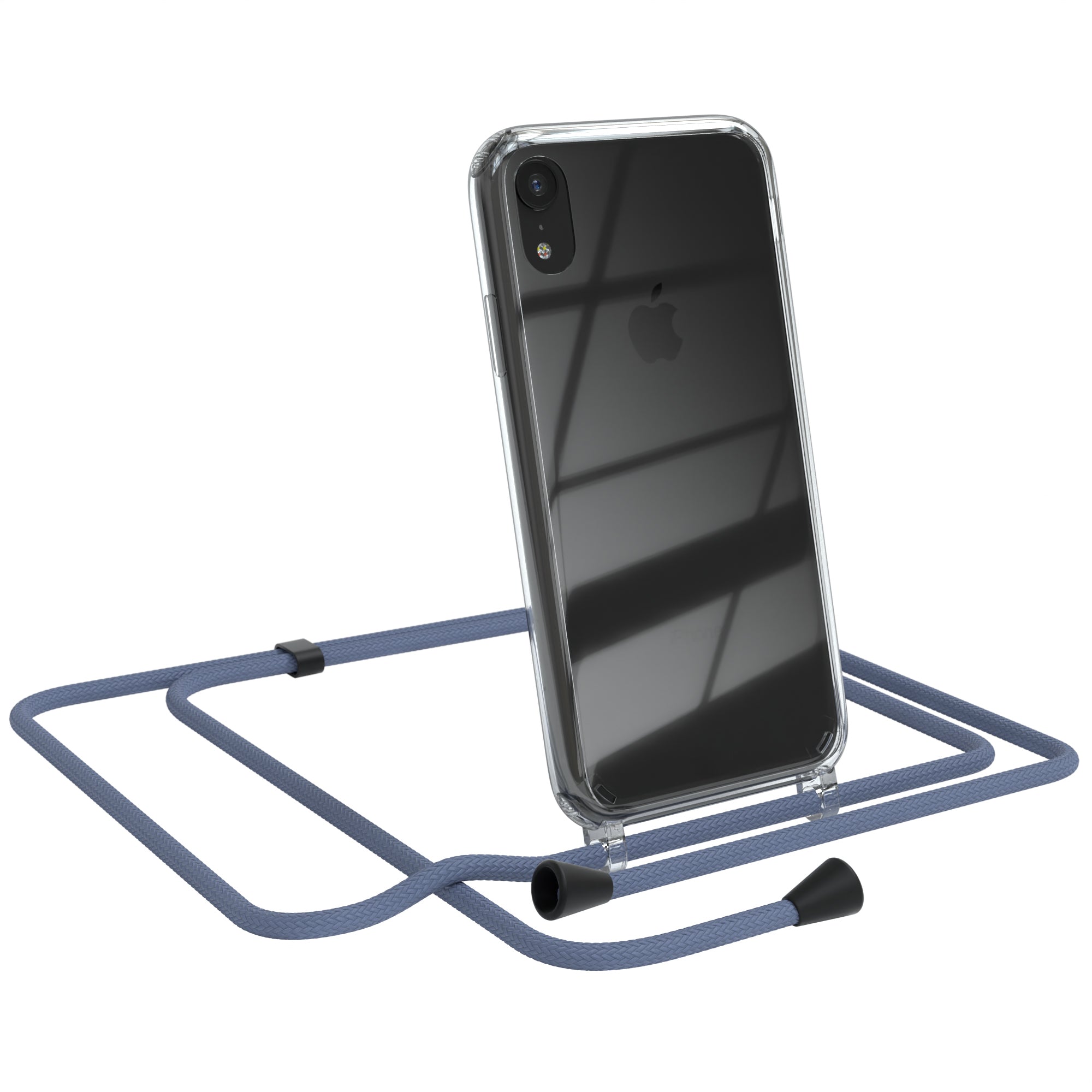iPhone XR transparente Hülle + Kordel