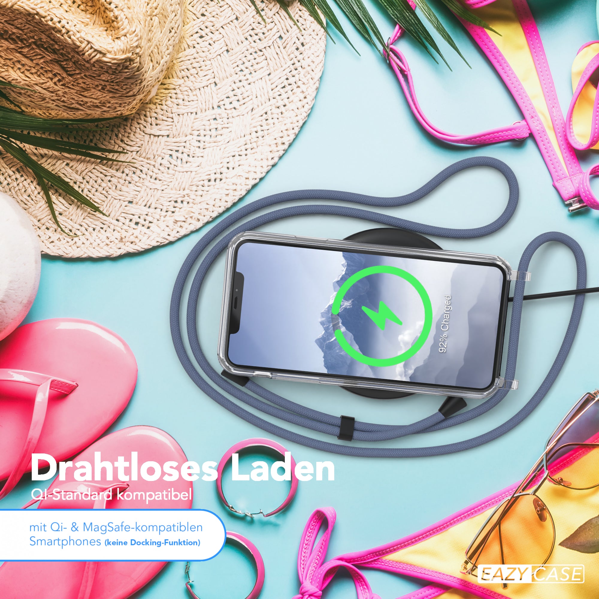 iPhone 11 Pro Max transparente Hülle + Kordel