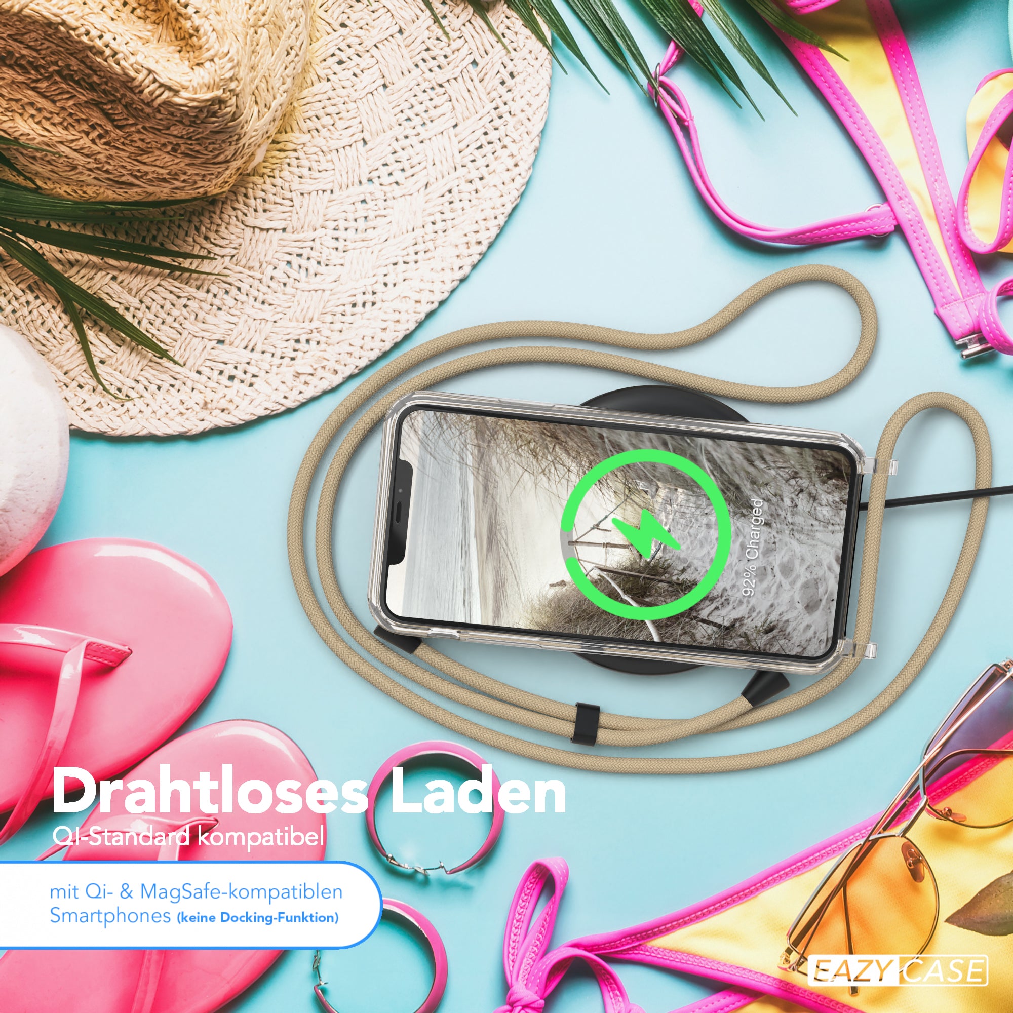 iPhone 11 Pro Max transparente Hülle + Kordel