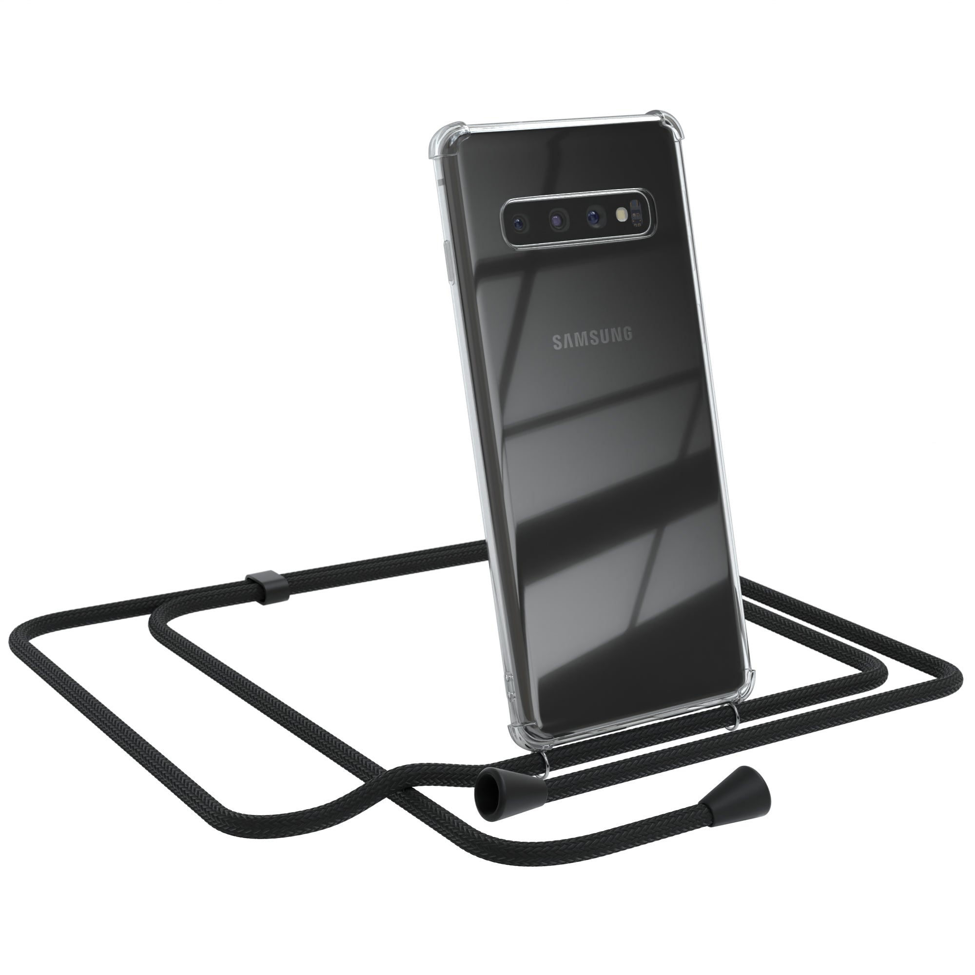 Galaxy S10 transparente Hülle + Kordel