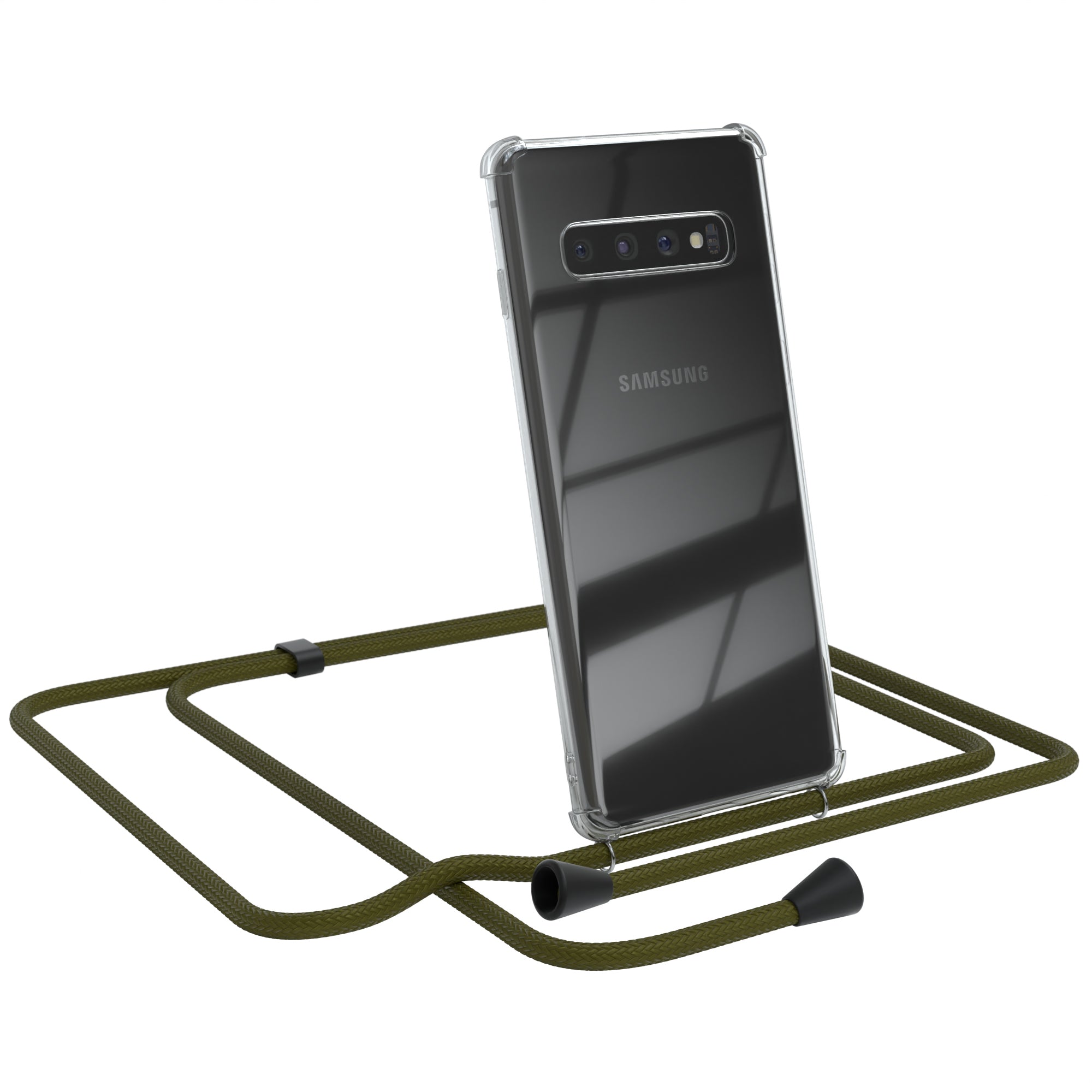Galaxy S10 transparente Hülle + Kordel