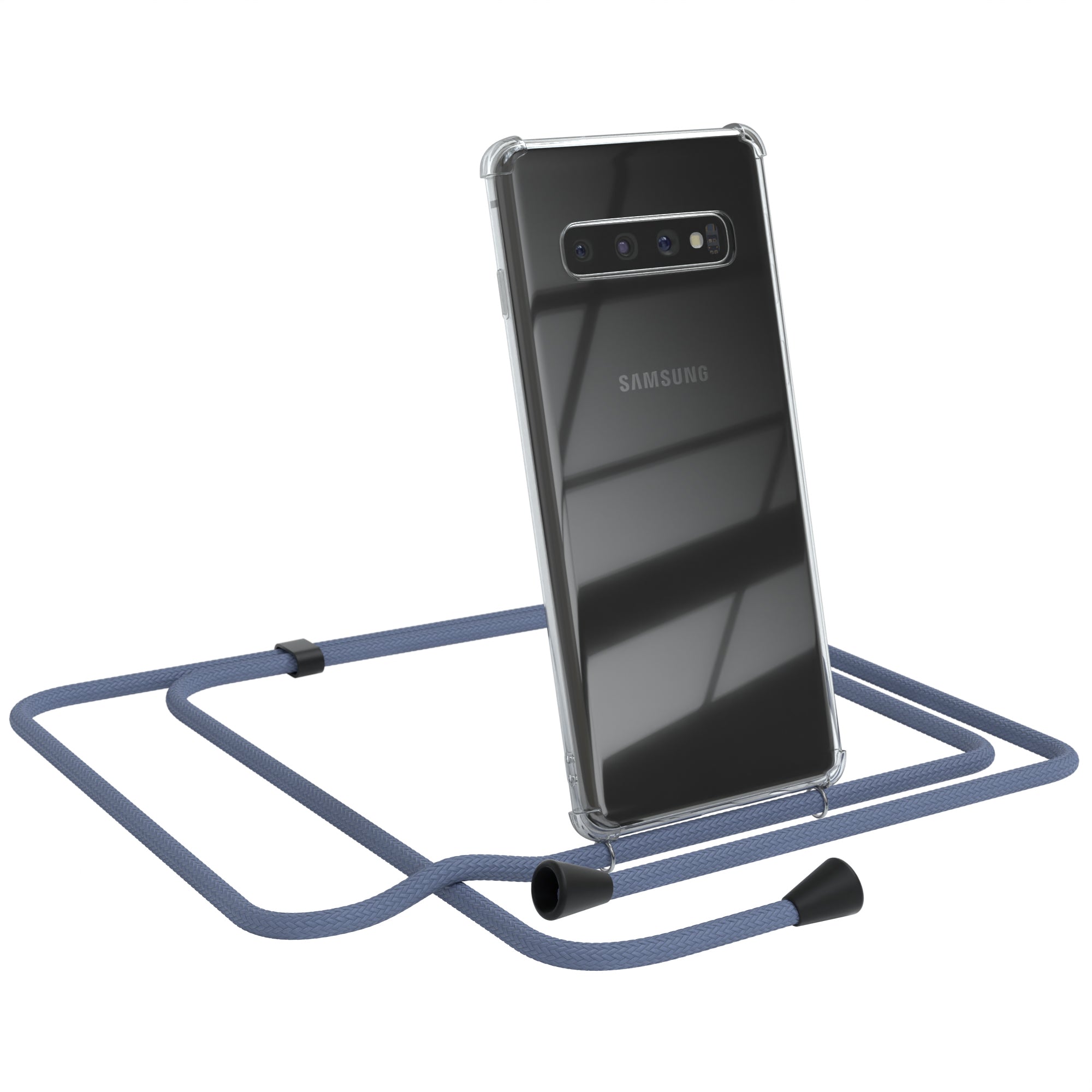 Galaxy S10 transparente Hülle + Kordel