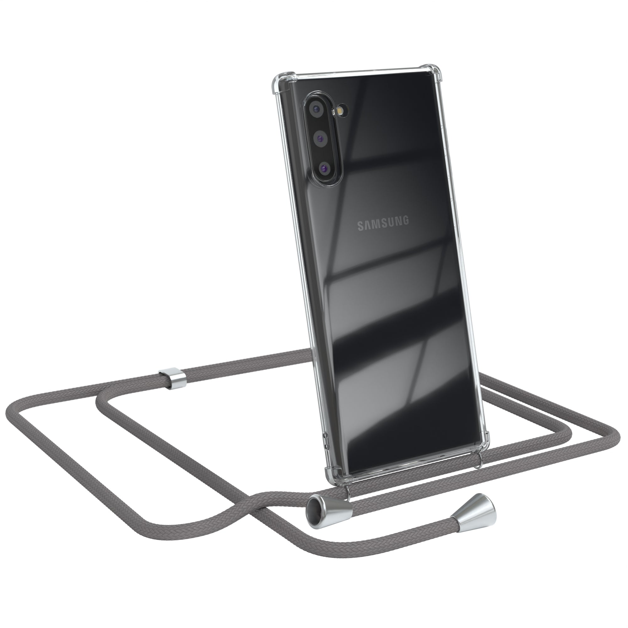 Galaxy Note 10 transparente Hülle + Kordel