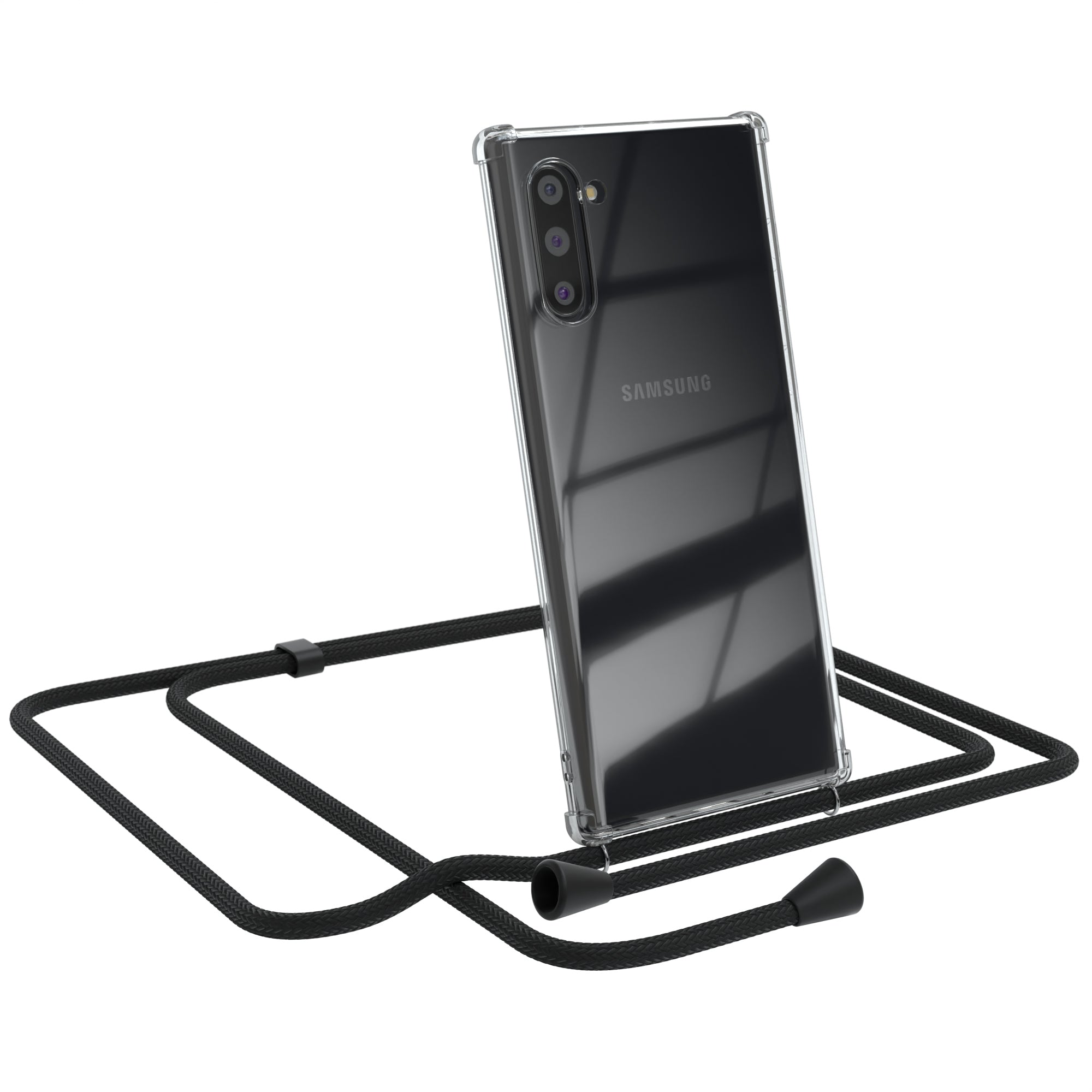 Galaxy Note 10 transparente Hülle + Kordel