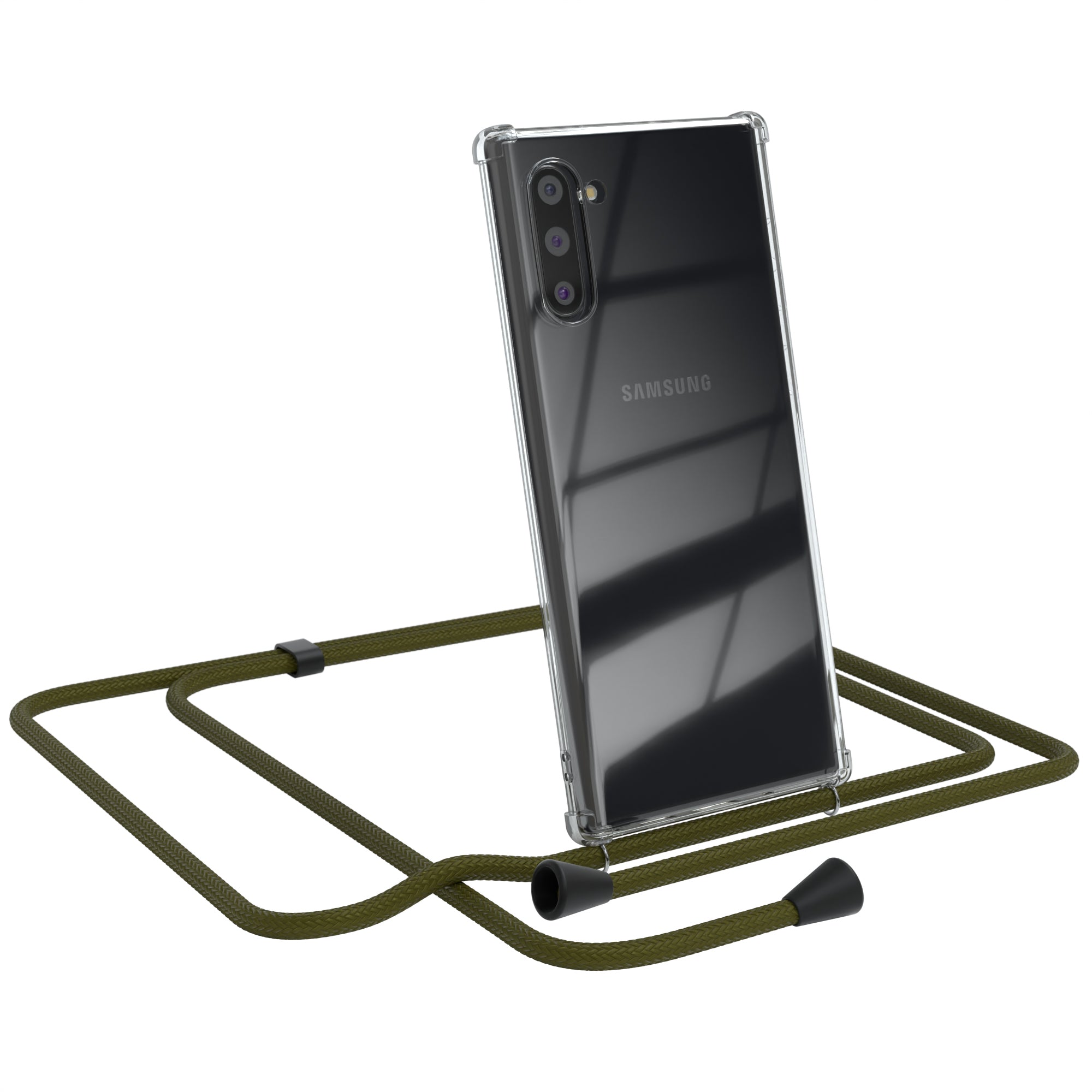 Galaxy Note 10 transparente Hülle + Kordel